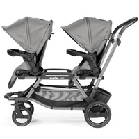 Thumbnail for PEG PEREGO Duette Piroet Double Stroller - Mercury