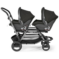 Thumbnail for PEG PEREGO Duette Piroet Double Stroller - Mercury