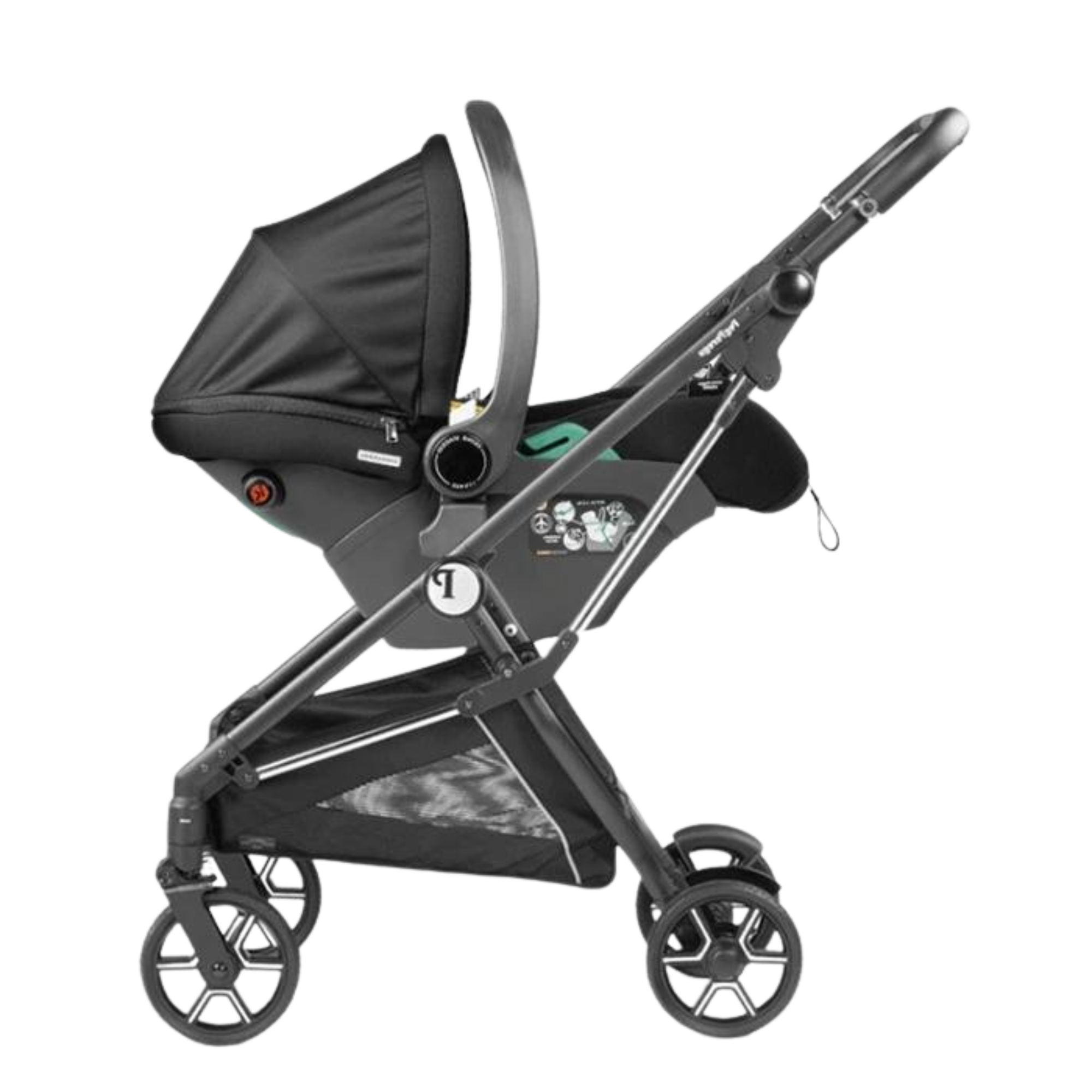 PEG Primo Viaggio SIP 4-35 Lounge on Wheels - True Black