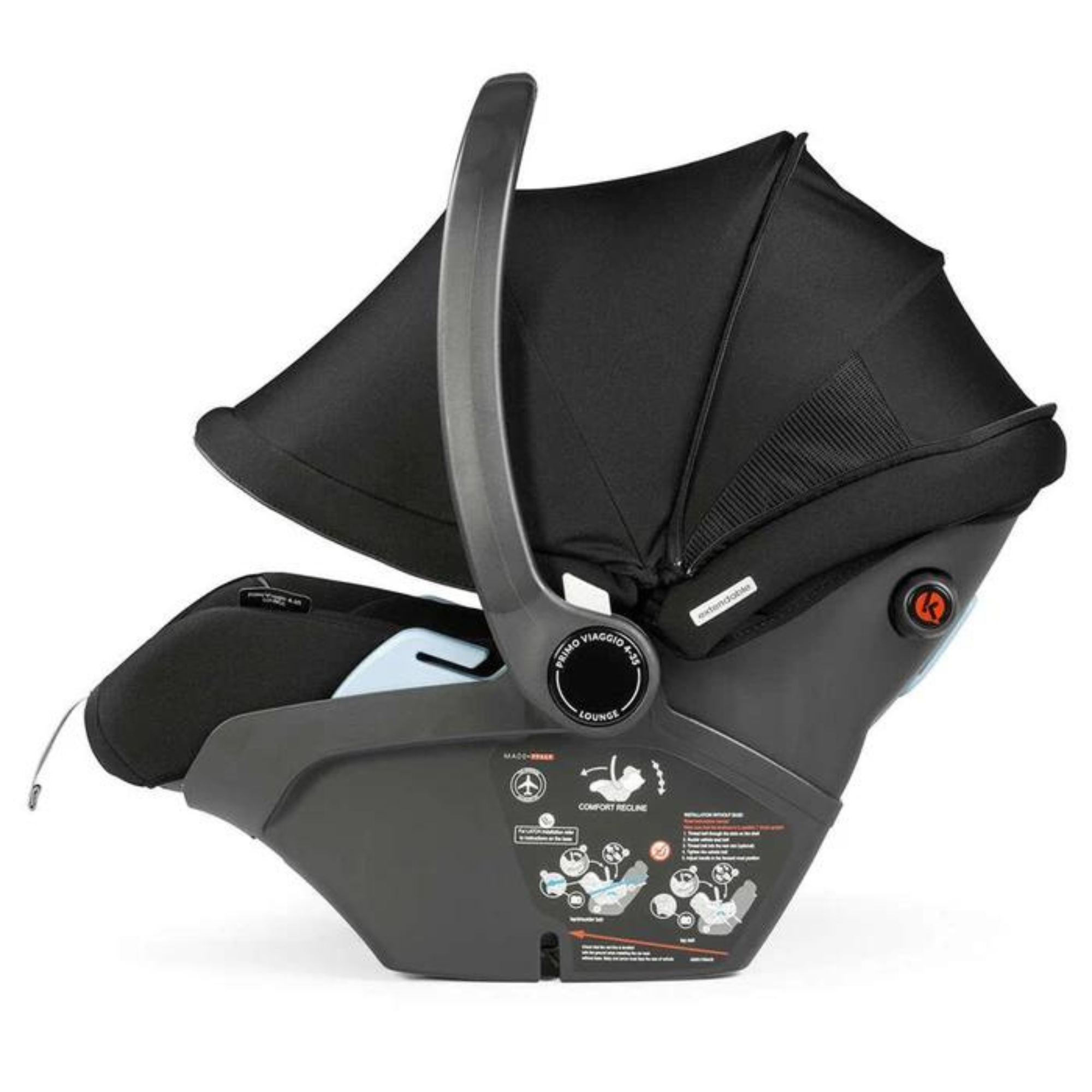 PEG Primo Viaggio SIP 4-35 Lounge on Wheels - True Black