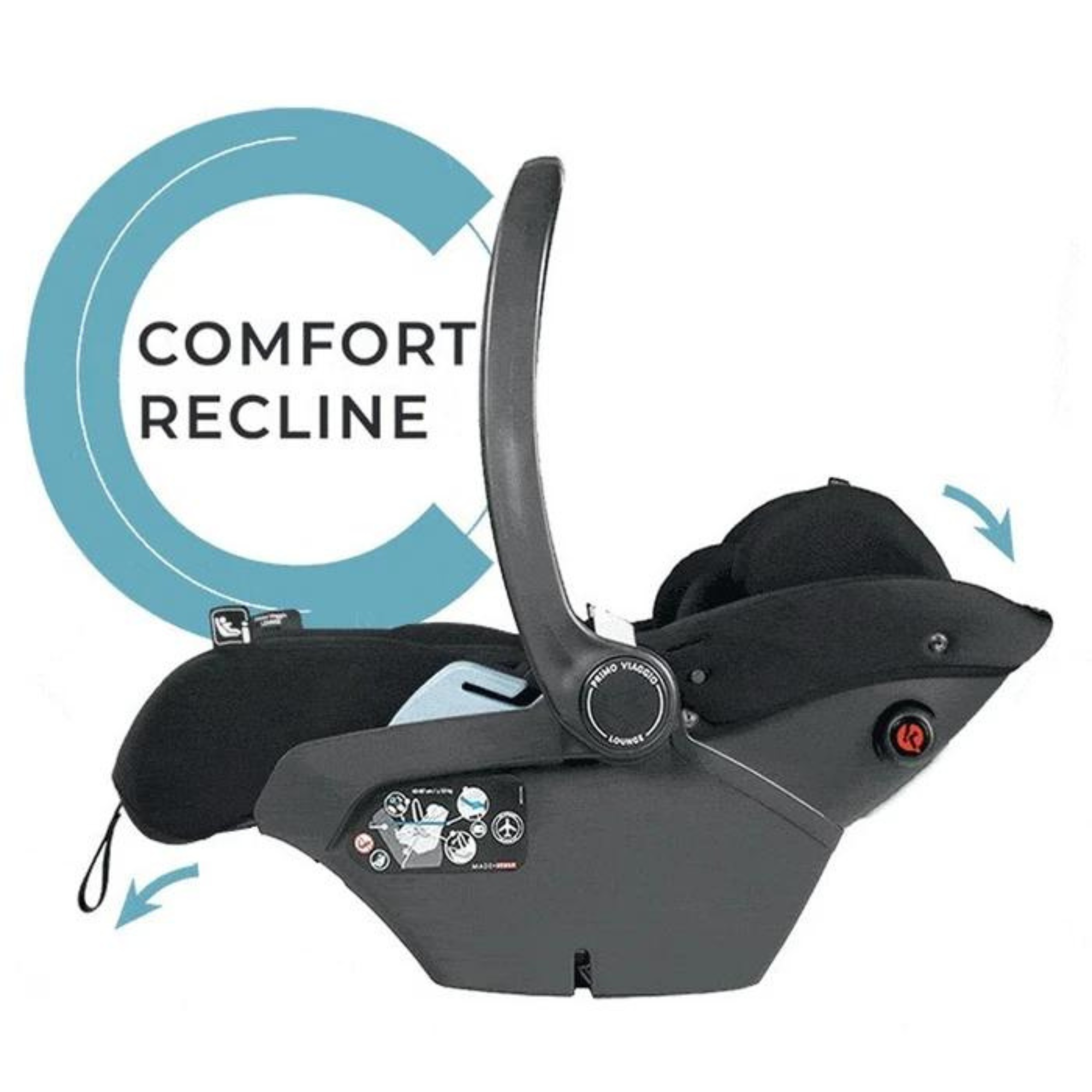 PEG Primo Viaggio SIP 4-35 Lounge on Wheels - True Black