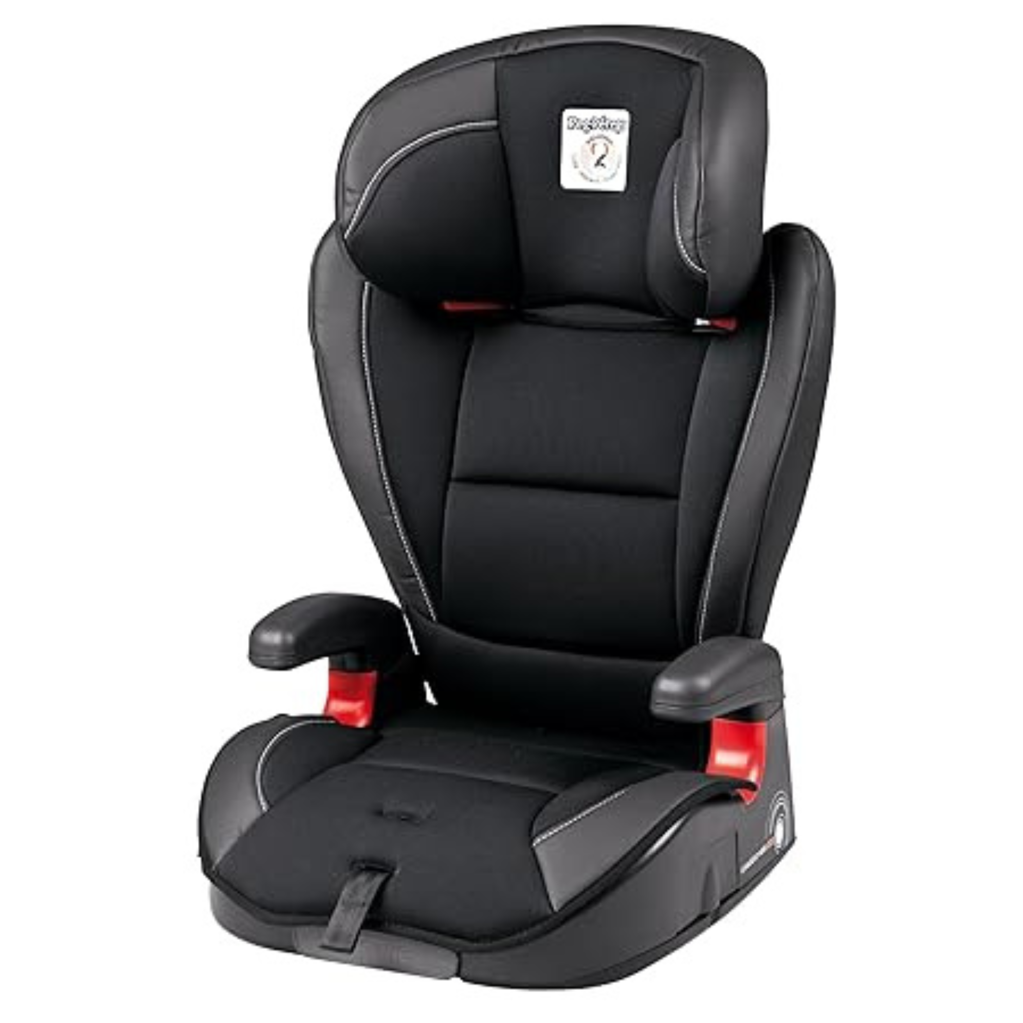 PEG Viaggio Hbb 120 Booster Car Seat - Licorice (Black Eco Leather)