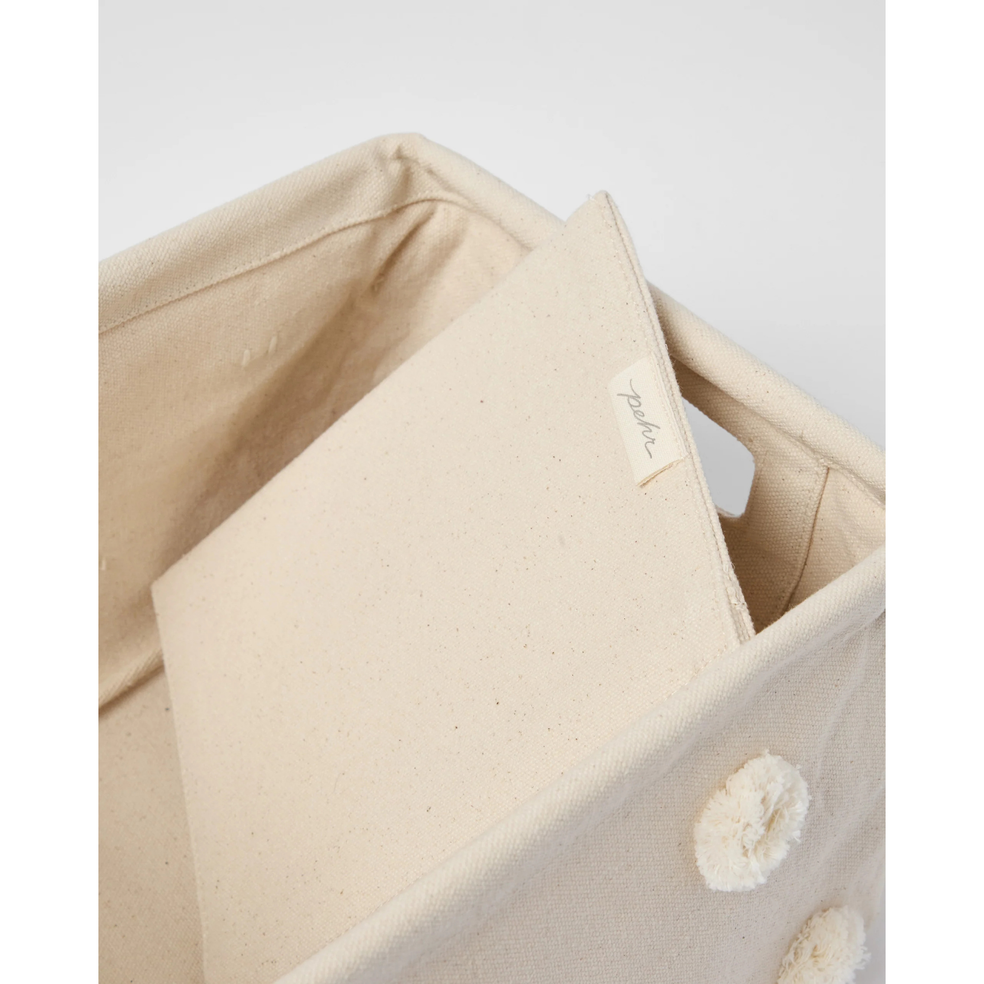 PEHR Pom Pom Hideaway Caddy Organizer - Natural