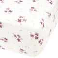 PERLIMPINPIN Baby Bamboo Fitted Sheet - Malvas