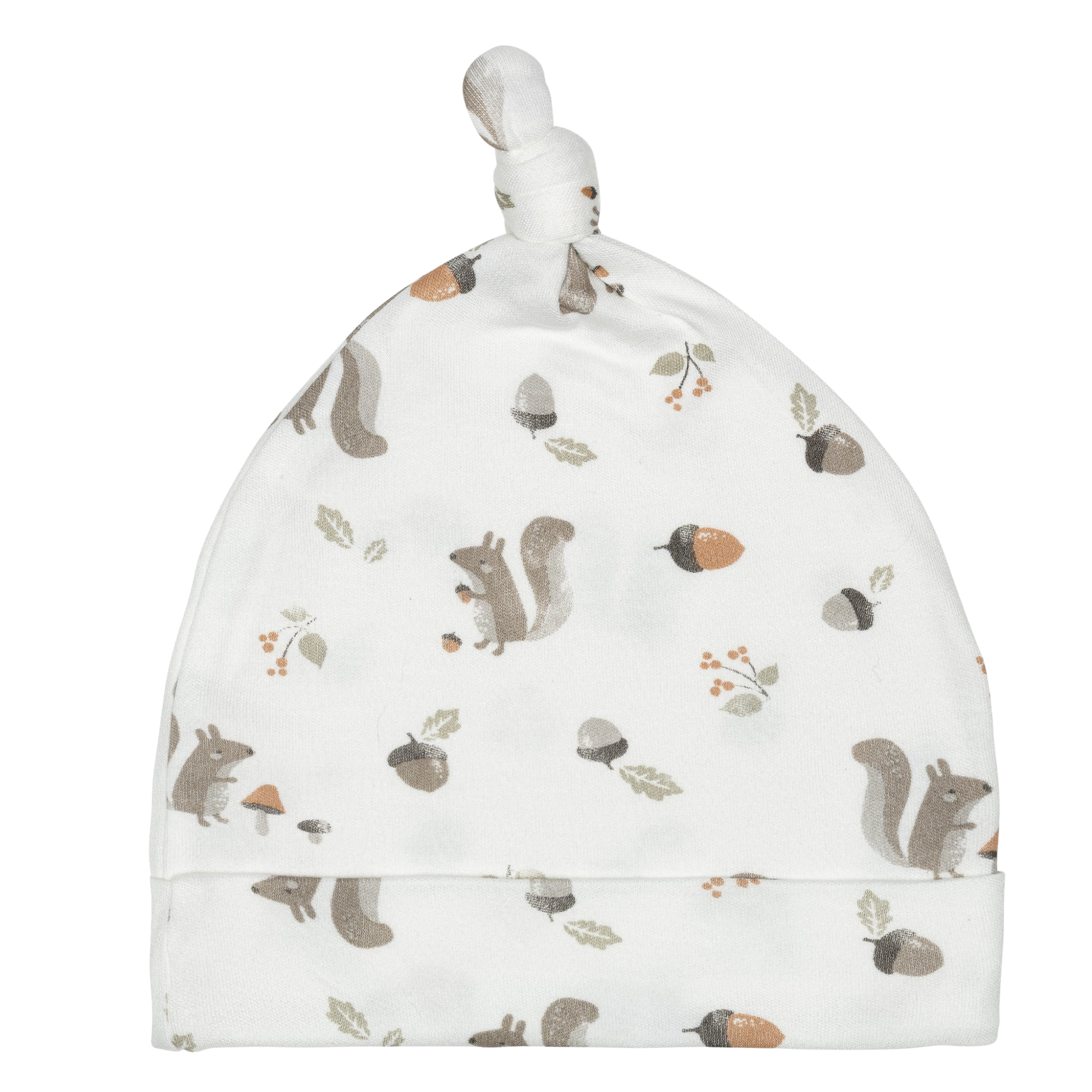 PERLIMPINPIN Bamboo Knotted Hat (1-3M) - Squirrel