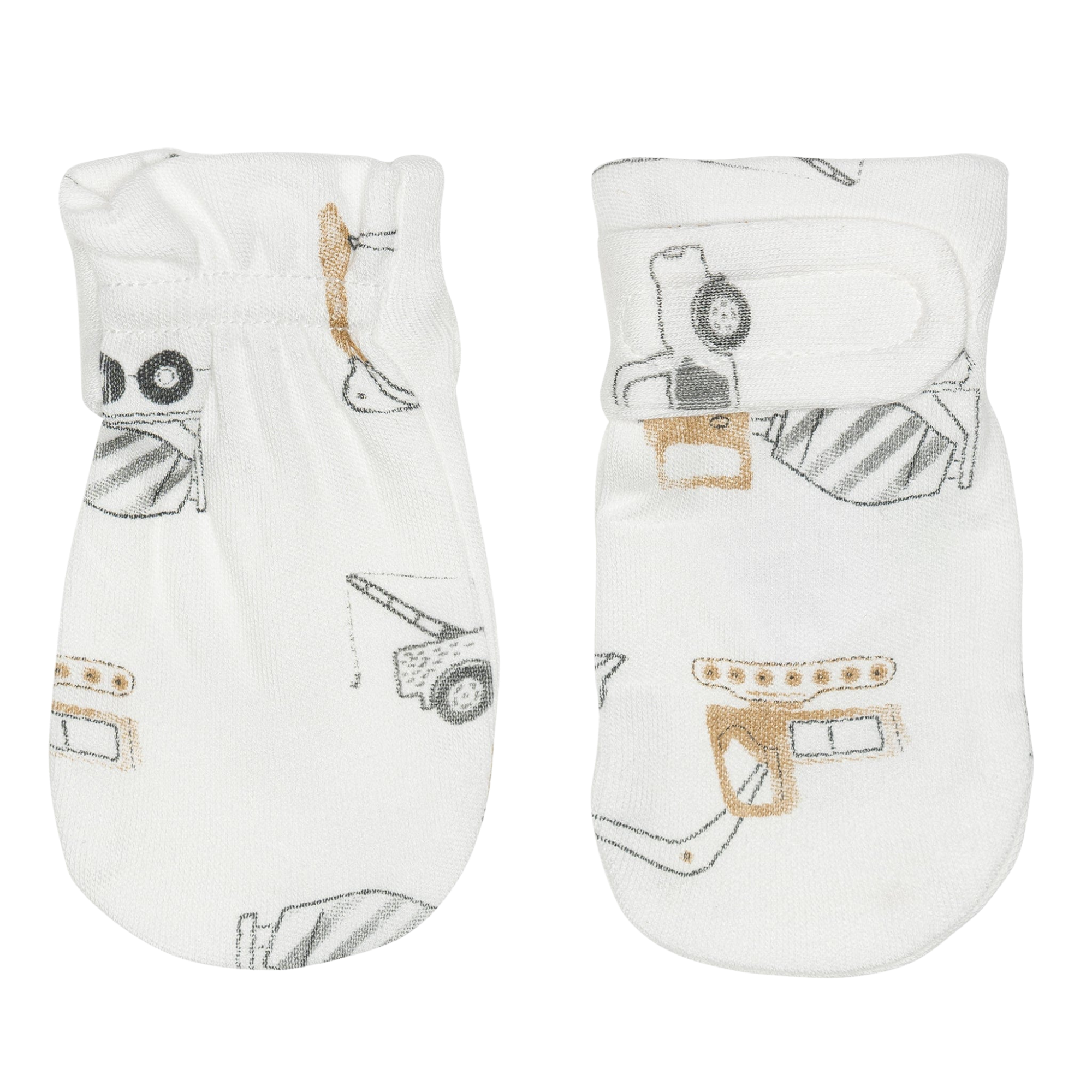 PERLIMPINPIN Bamboo Scratch Mittens - Construction