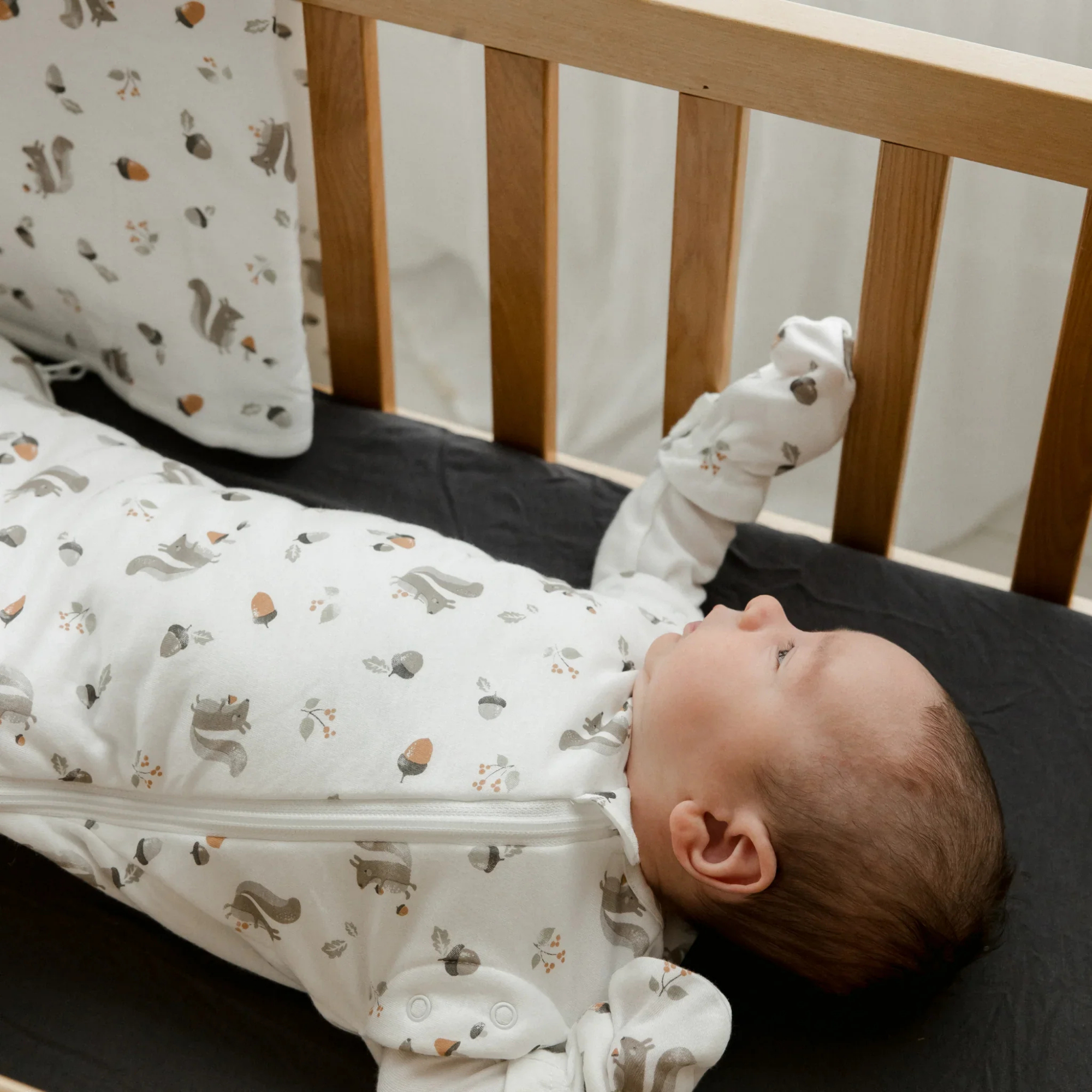 PERLIMPINPIN Bamboo Scratch Mitts - Squirrel