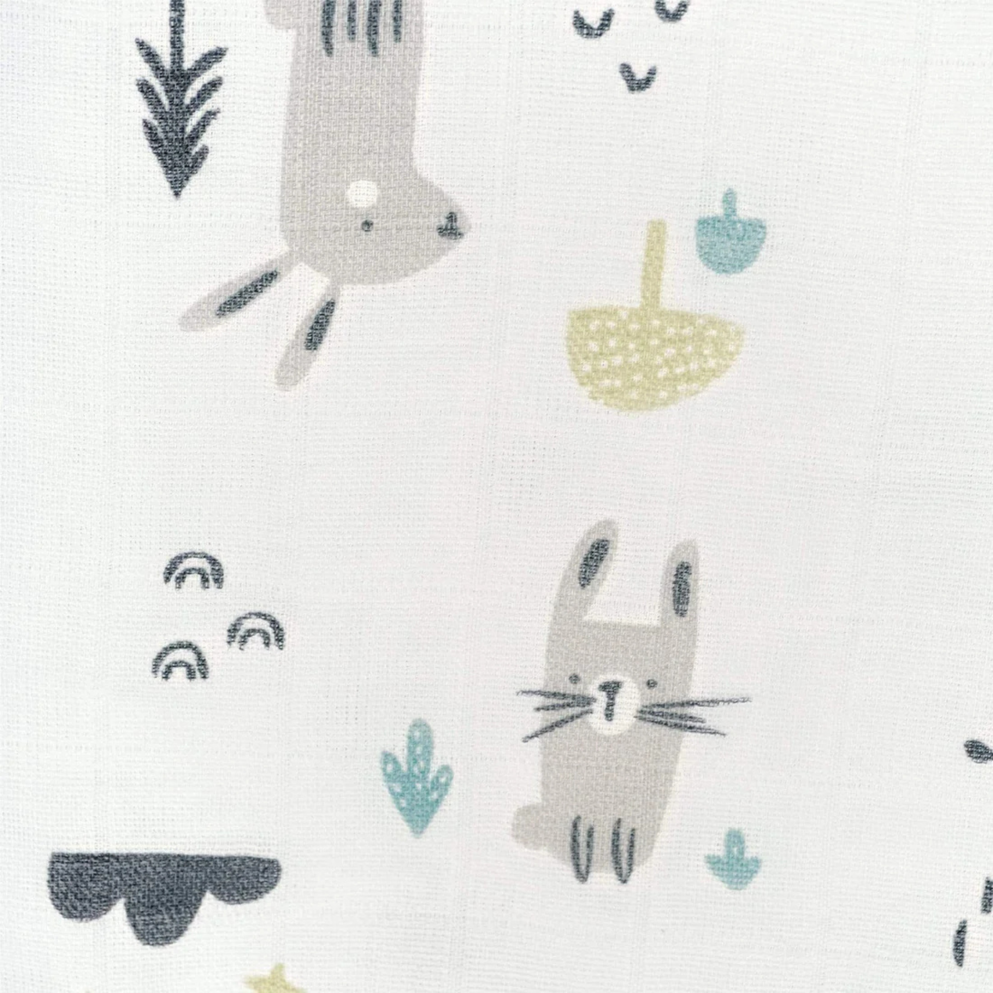 PERLIMPINPIN Cotton Muslin Sleep Bag 0.7T - Bunnies