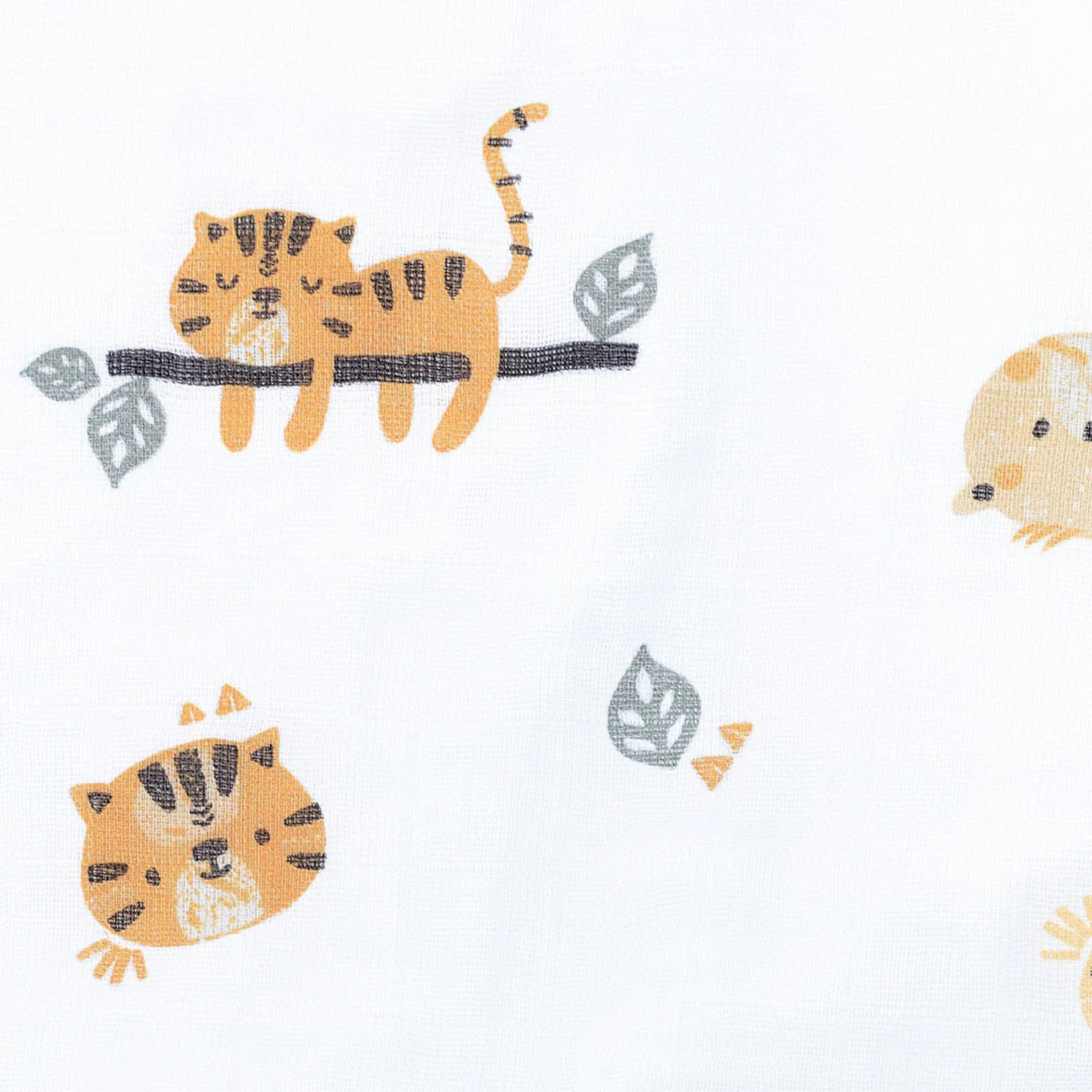 PERLIMPINPIN Cotton Muslin Sleep Bag 0.7T - Jungle