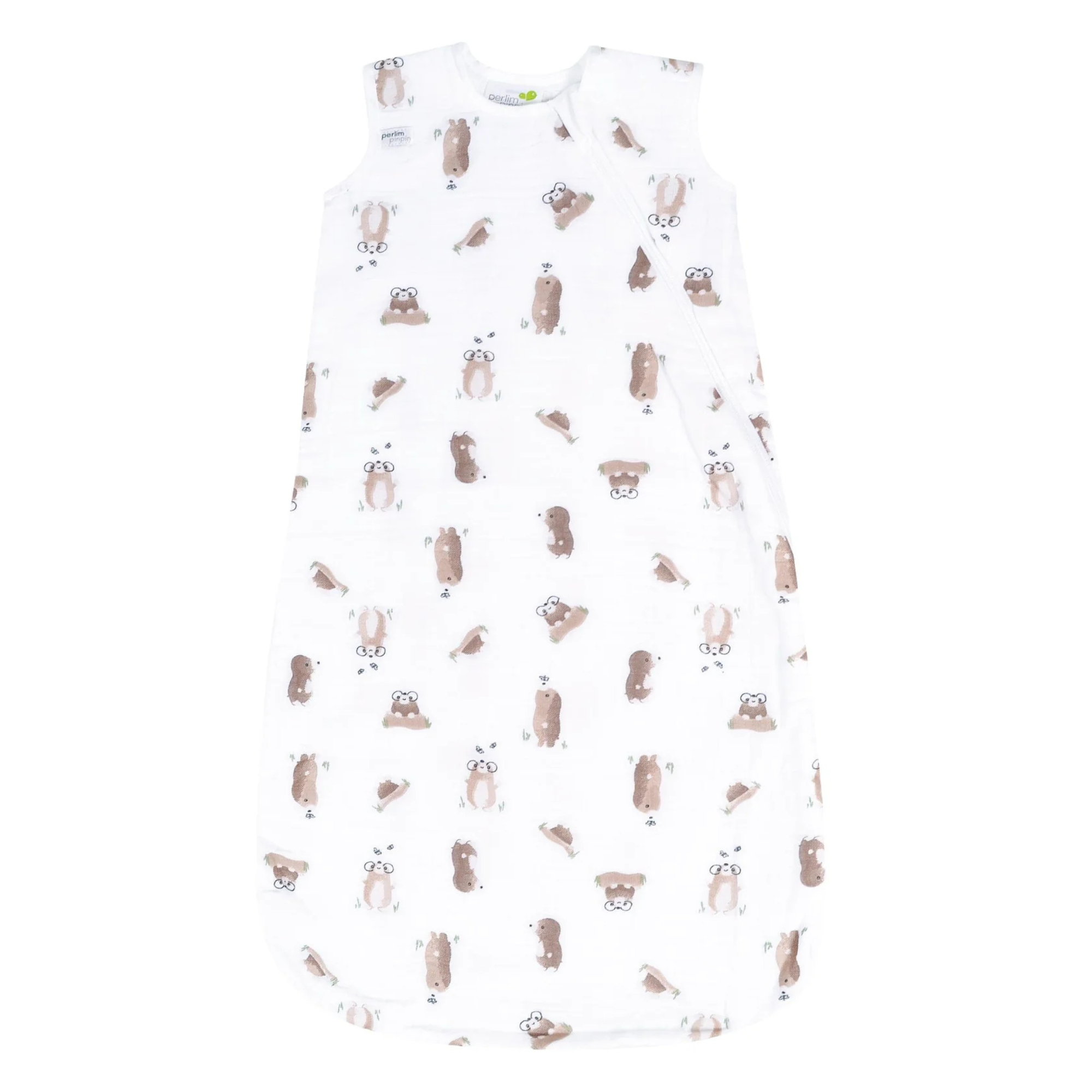 PERLIMPINPIN Cotton Muslin Sleep Bag 0.7T - Moles