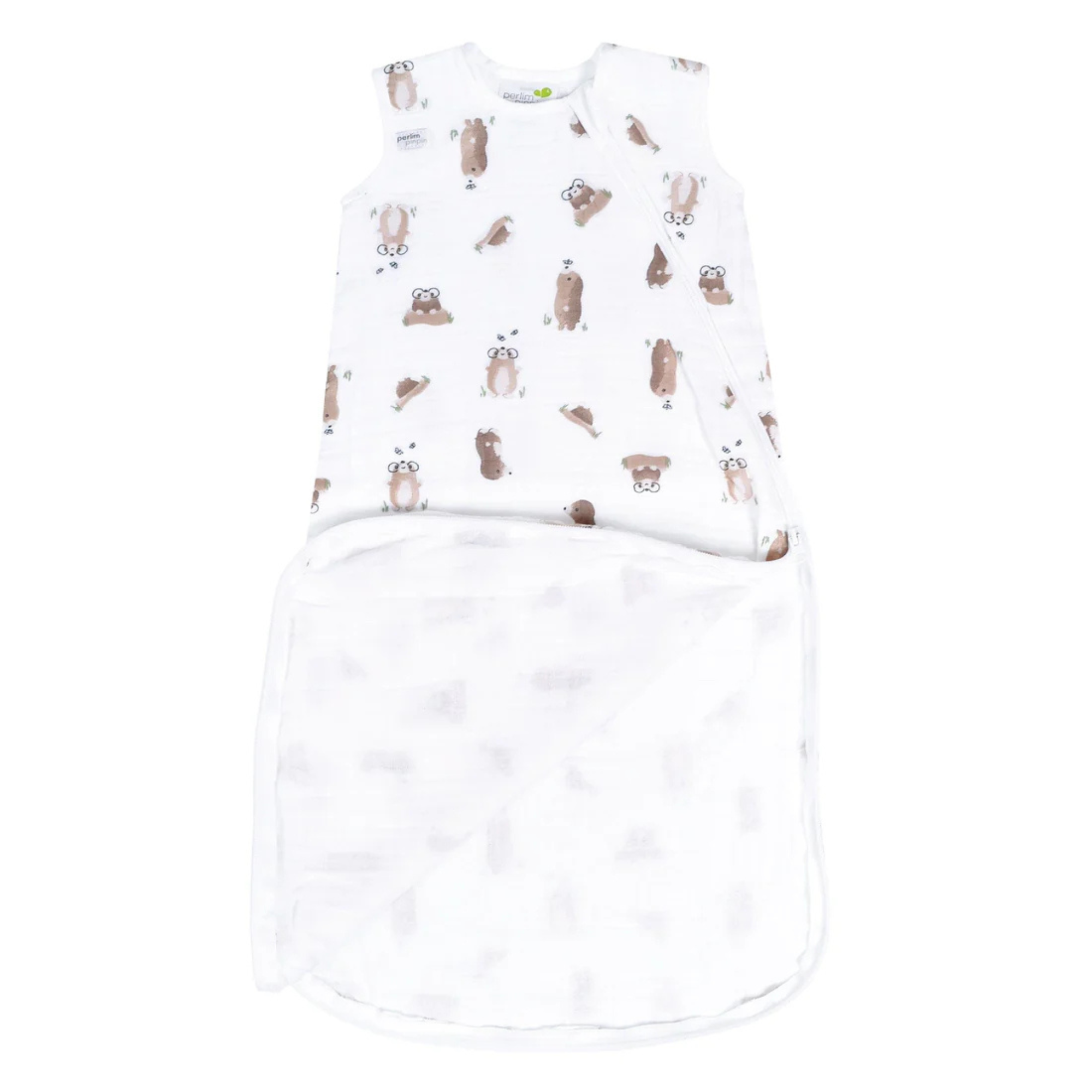PERLIMPINPIN Cotton Muslin Sleep Bag 0.7T - Moles