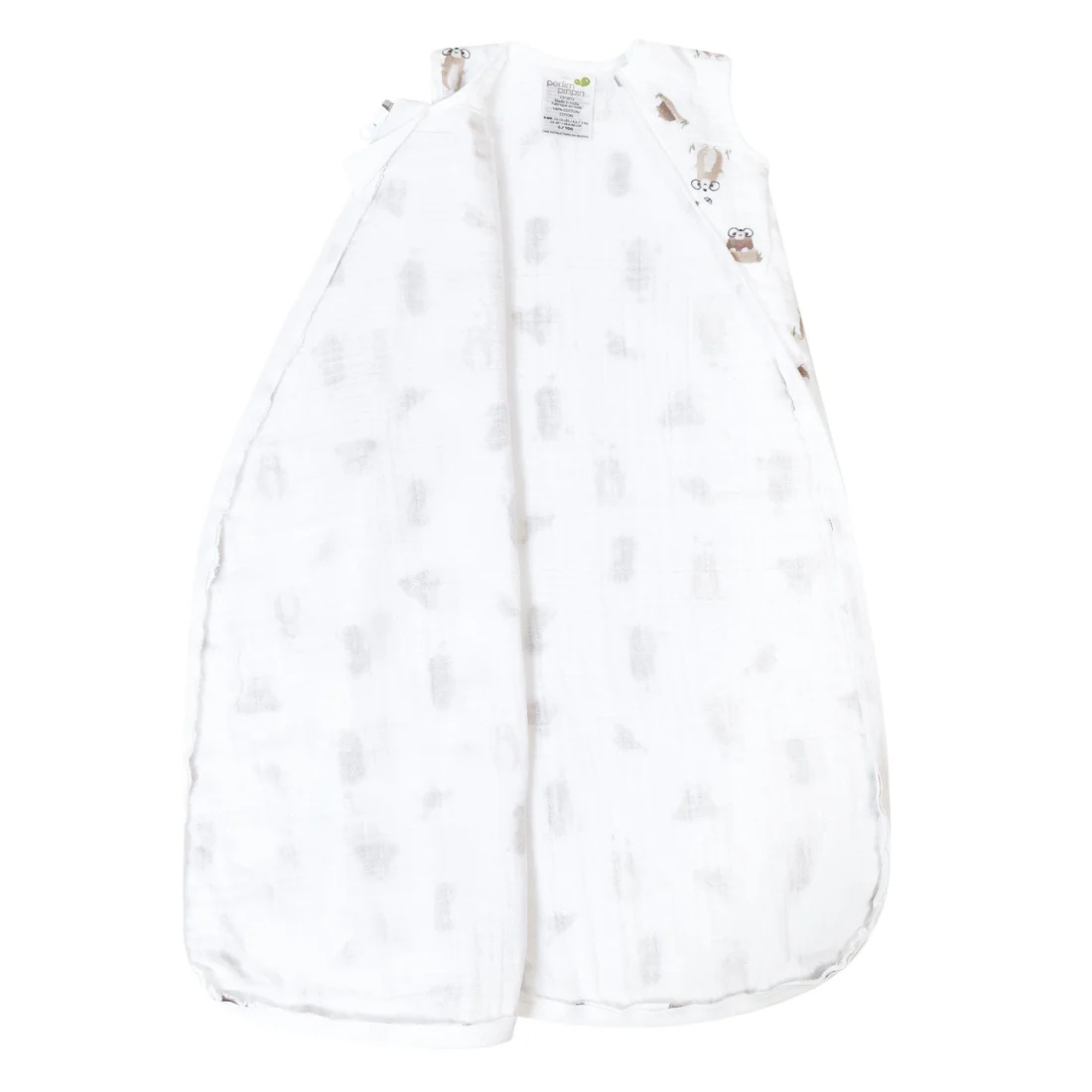PERLIMPINPIN Cotton Muslin Sleep Bag 0.7T - Moles