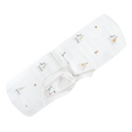 PERLIMPINPIN Cotton Muslin Swaddle - Boats
