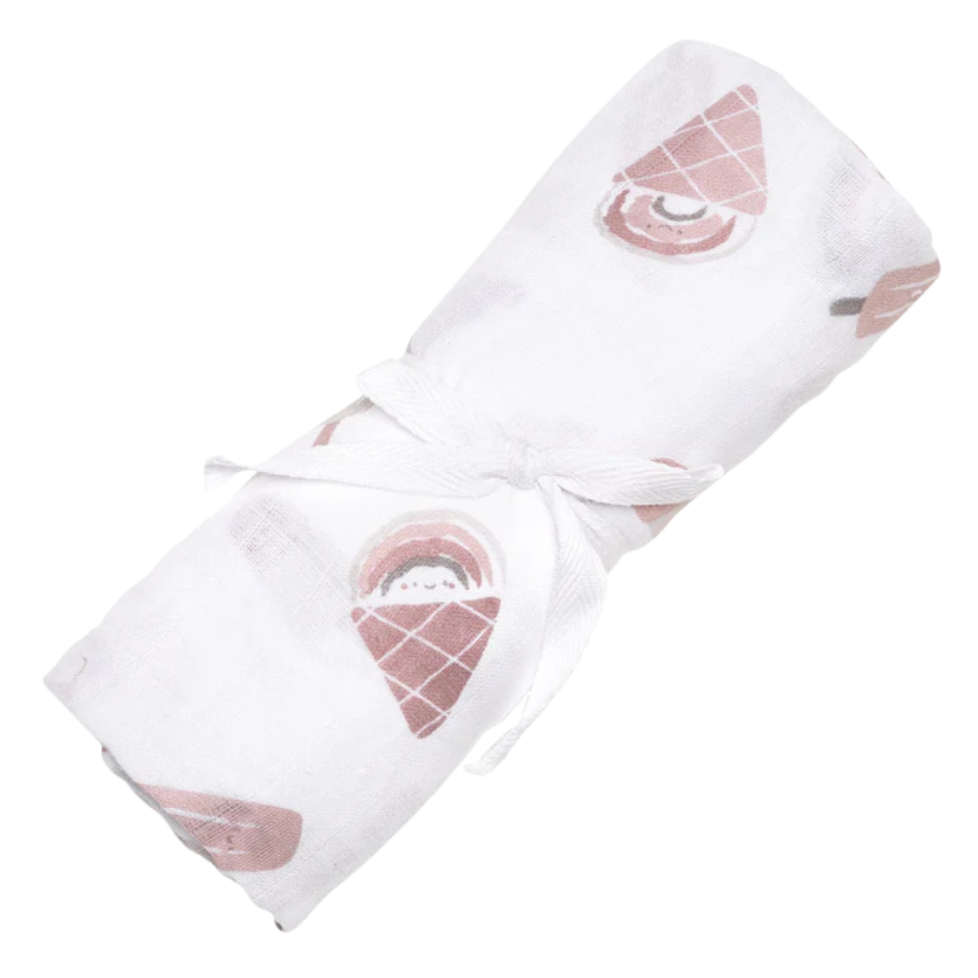 PERLIMPINPIN Cotton Muslin Swaddle - Ice Cream