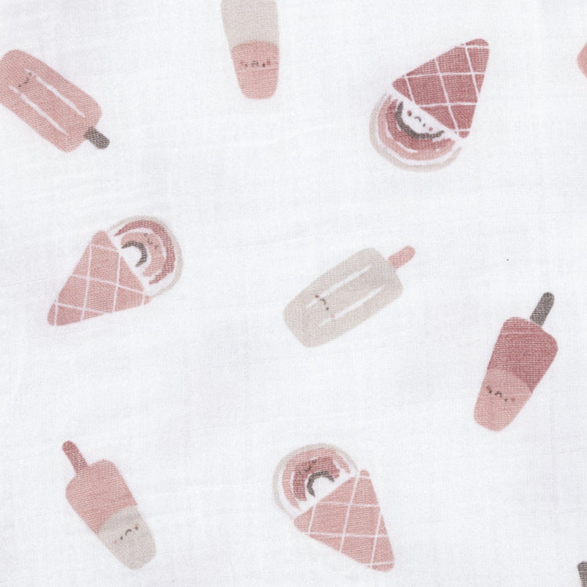 PERLIMPINPIN Cotton Muslin Swaddle - Ice Cream