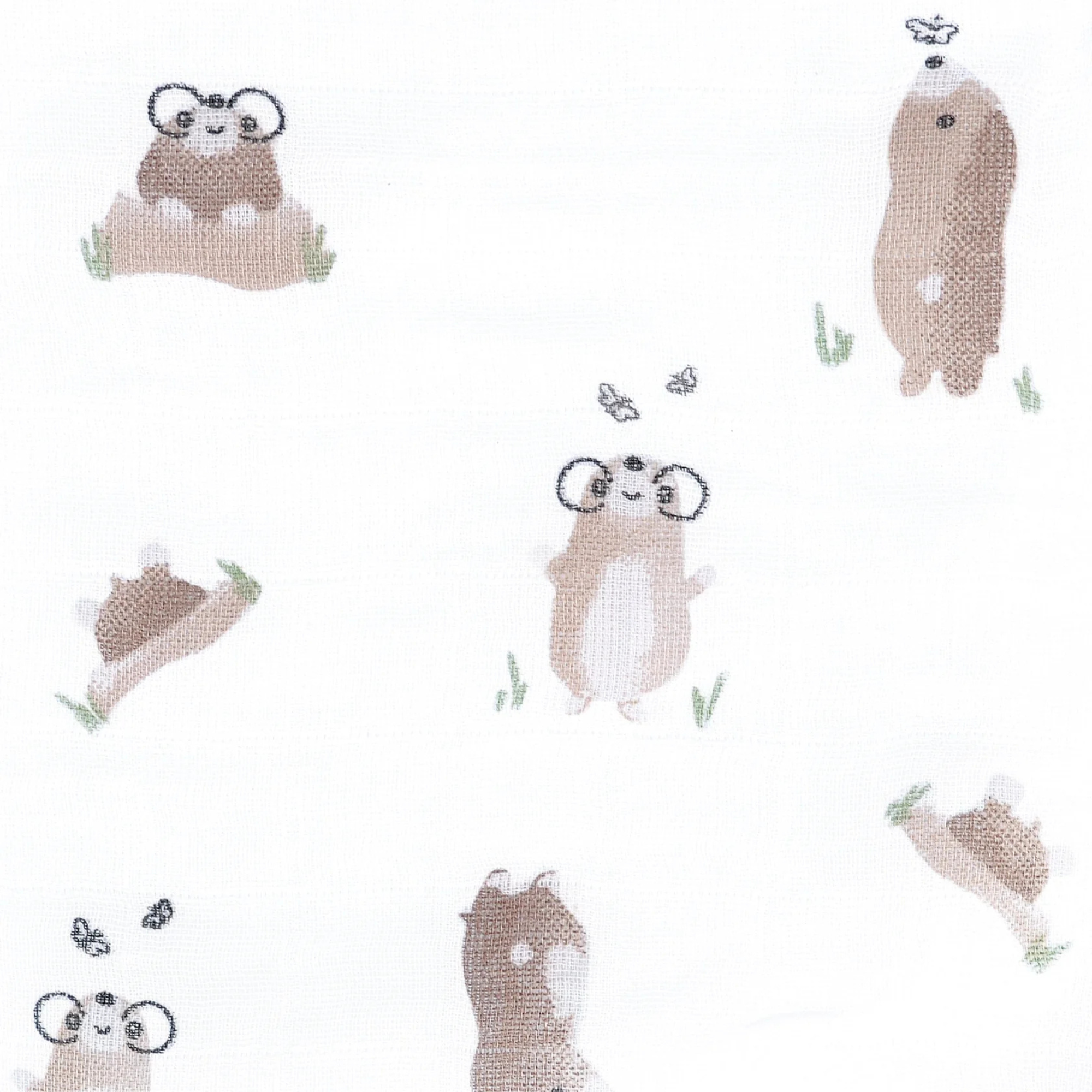 PERLIMPINPIN Cotton Muslin Swaddle - Moles