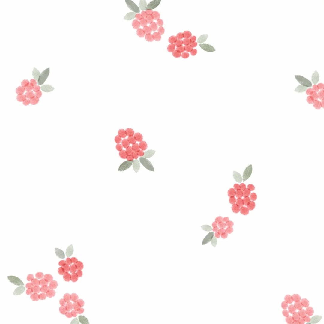 PERLIMPINPIN Cotton Muslin Swaddle - Raspberries