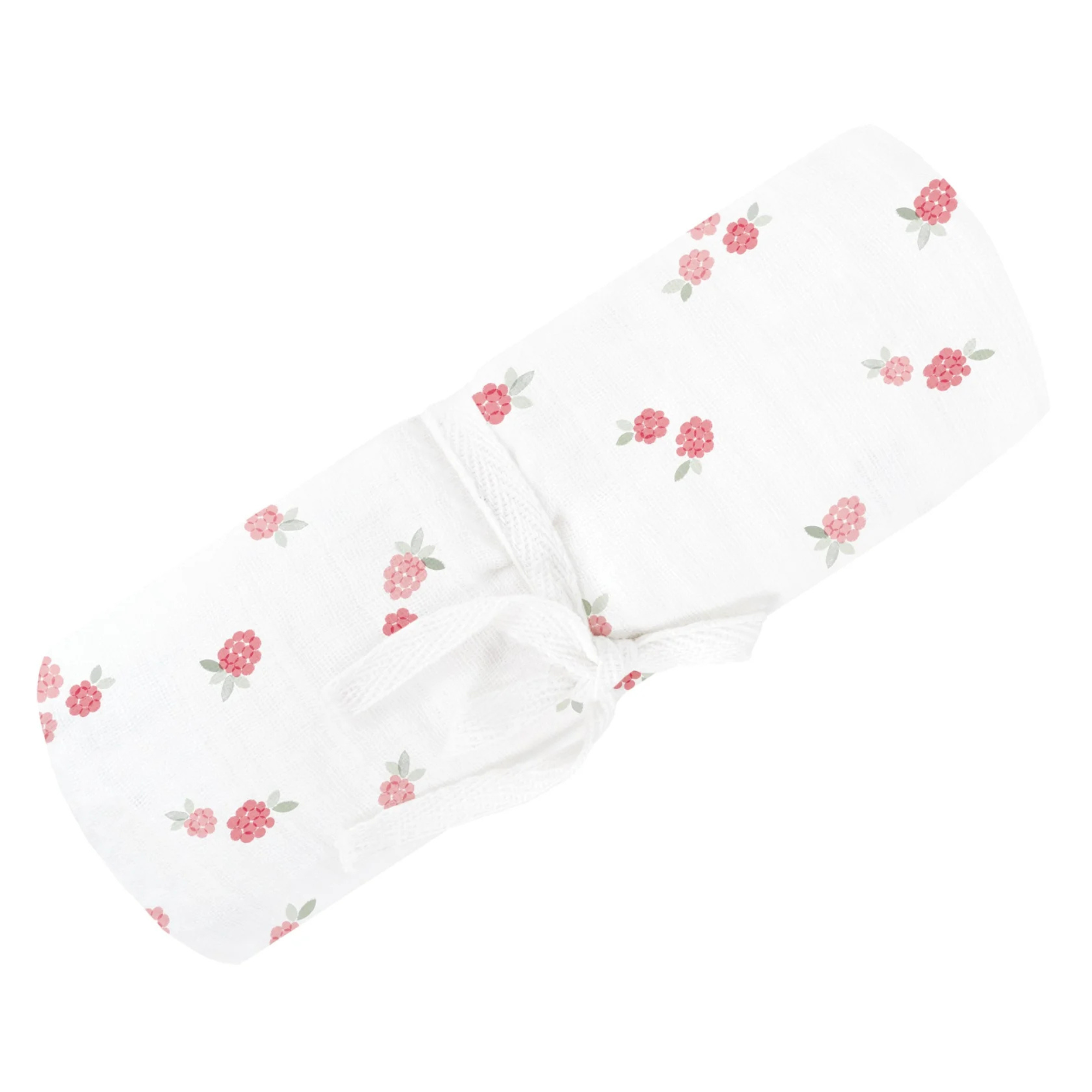 PERLIMPINPIN Cotton Muslin Swaddle - Raspberries