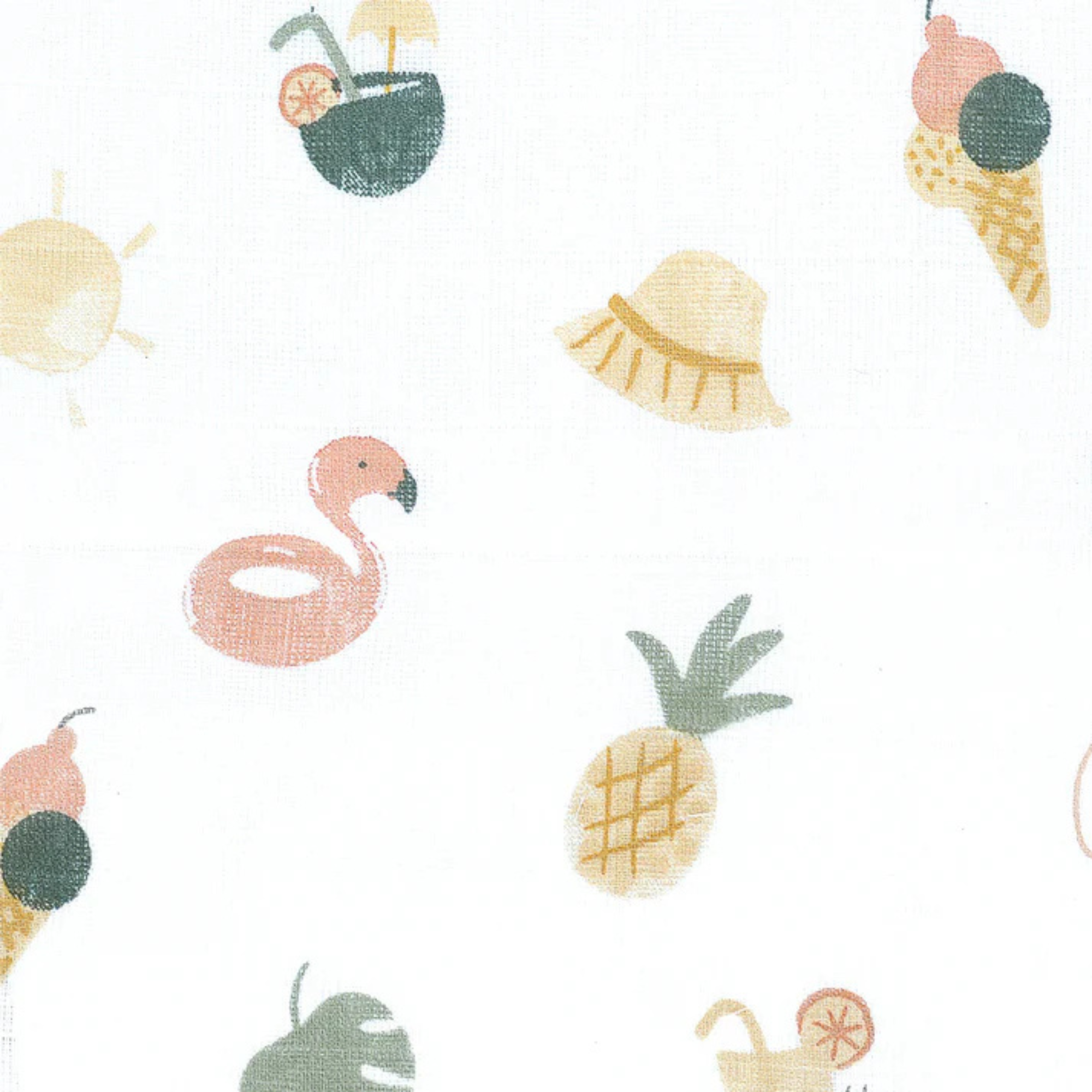 PERLIMPINPIN Cotton Muslin Swaddle - Summer