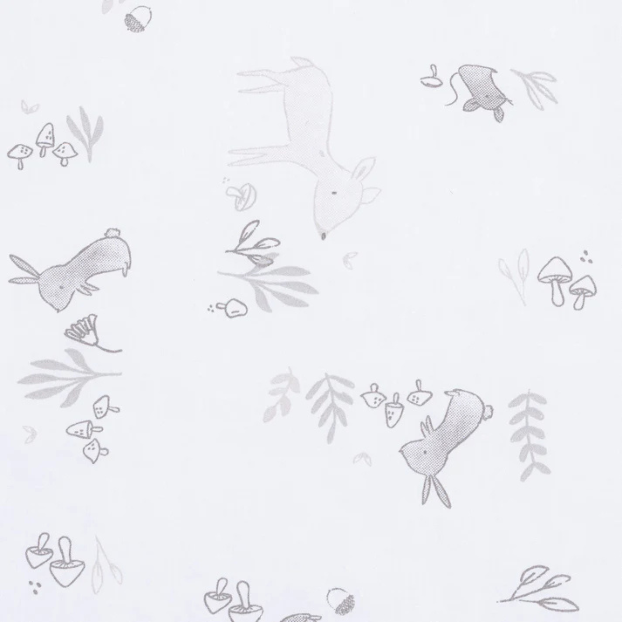 PERLIMPINPIN Crib Bed Skirt - Forest