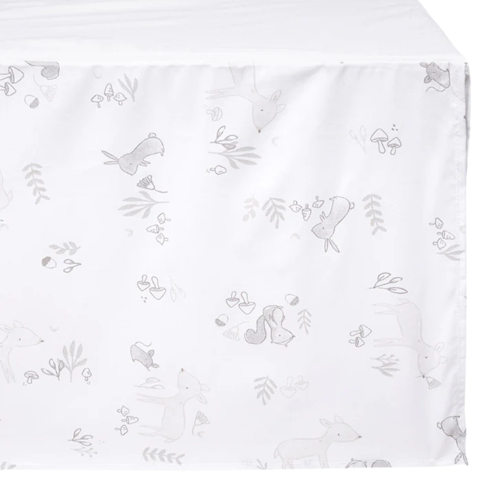 PERLIMPINPIN Crib Bed Skirt - Forest