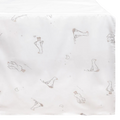 PERLIMPINPIN Crib Bed Skirt - Goose