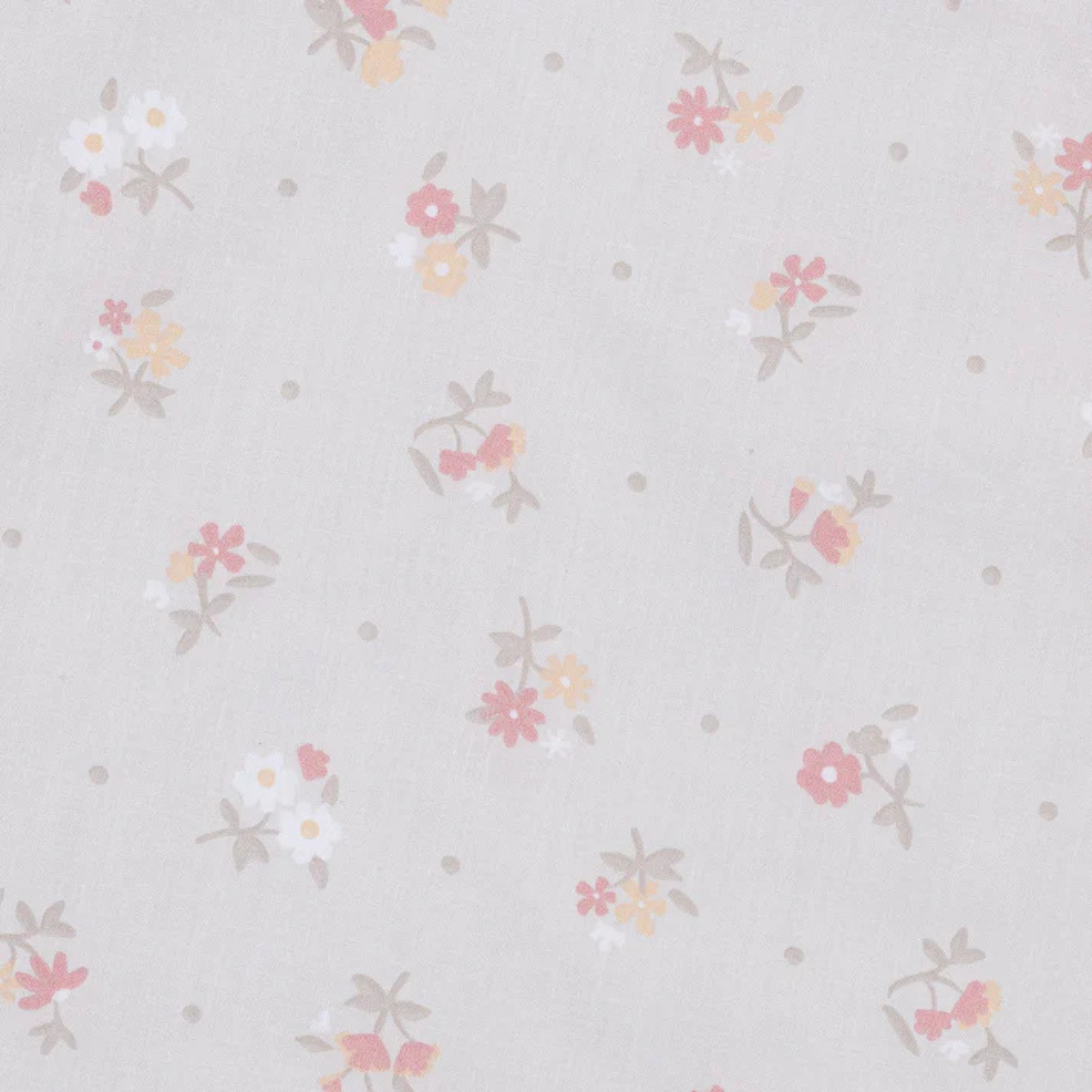 PERLIMPINPIN Crib Fitted Sheet - Flowers