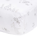 PERLIMPINPIN Crib Fitted Sheet - Forest