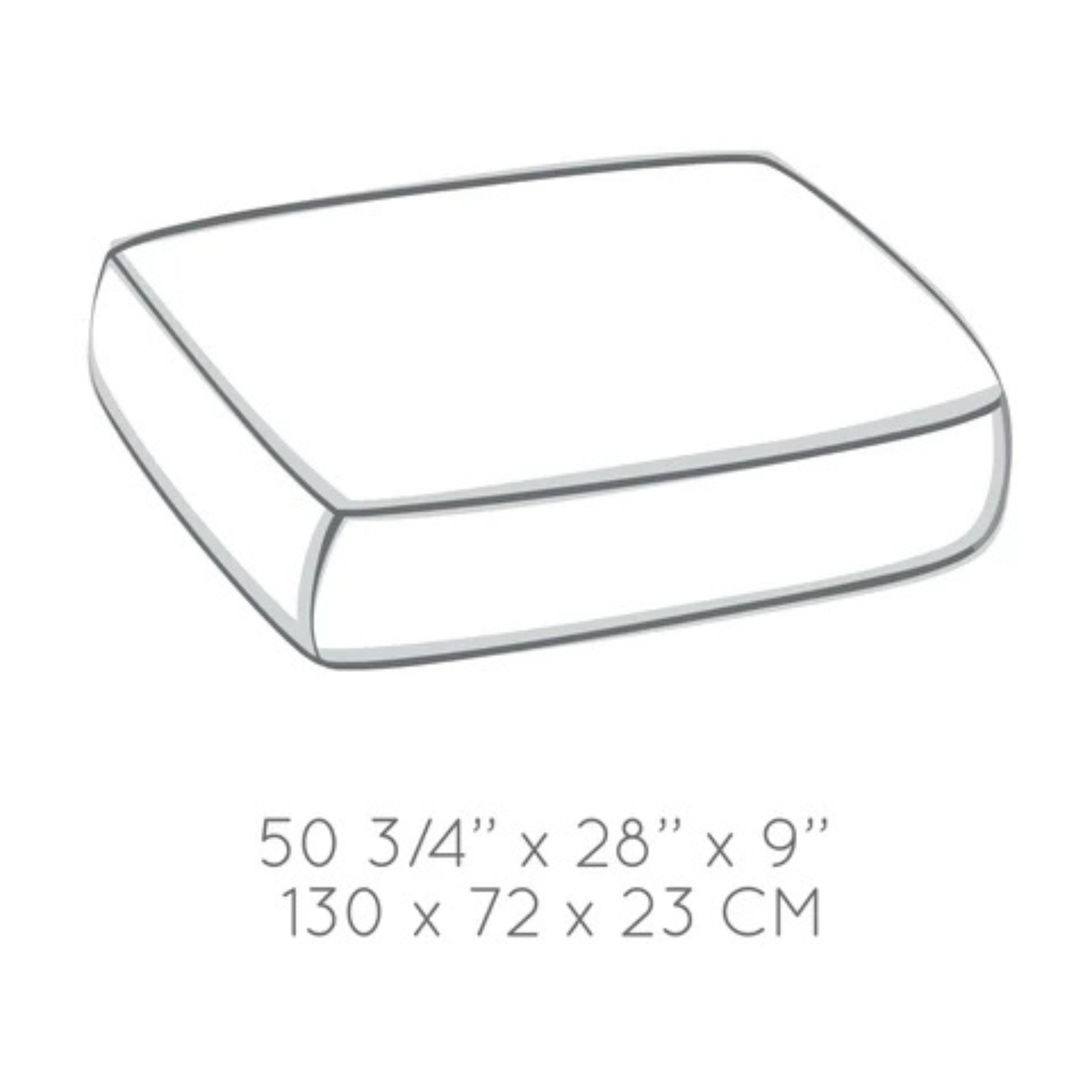 PERLIMPINPIN Crib Fitted Sheet - Grey