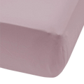 PERLIMPINPIN Crib Fitted Sheet - Plum