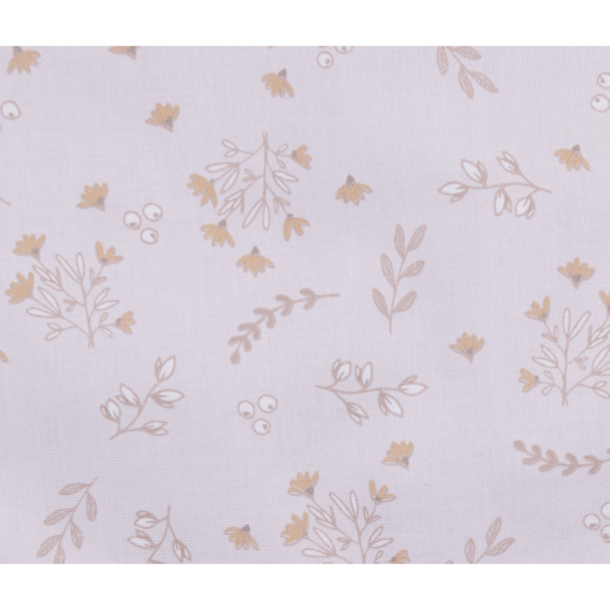 PERLIMPINPIN Crib Fitted Sheet - Spring