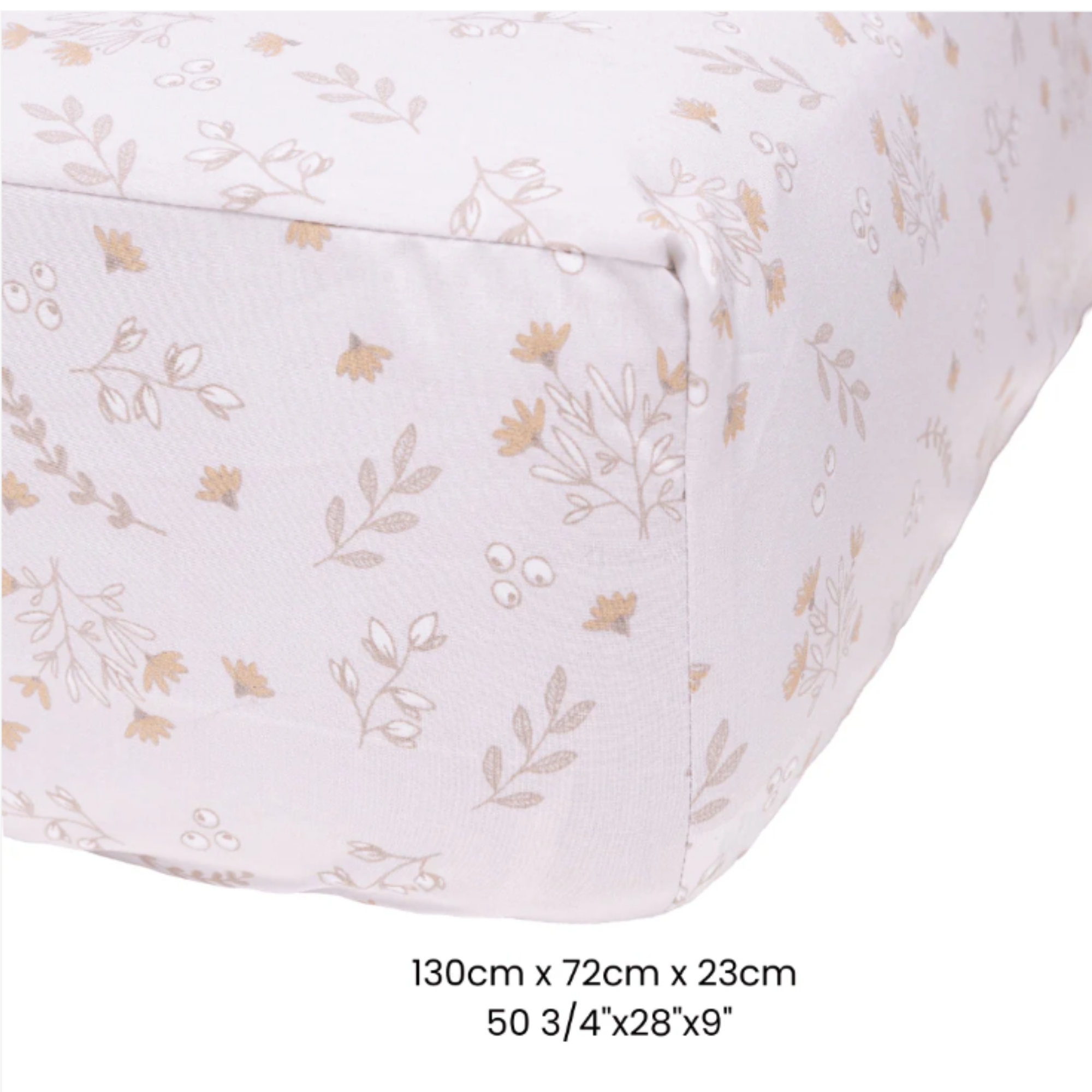 PERLIMPINPIN Crib Fitted Sheet - Spring