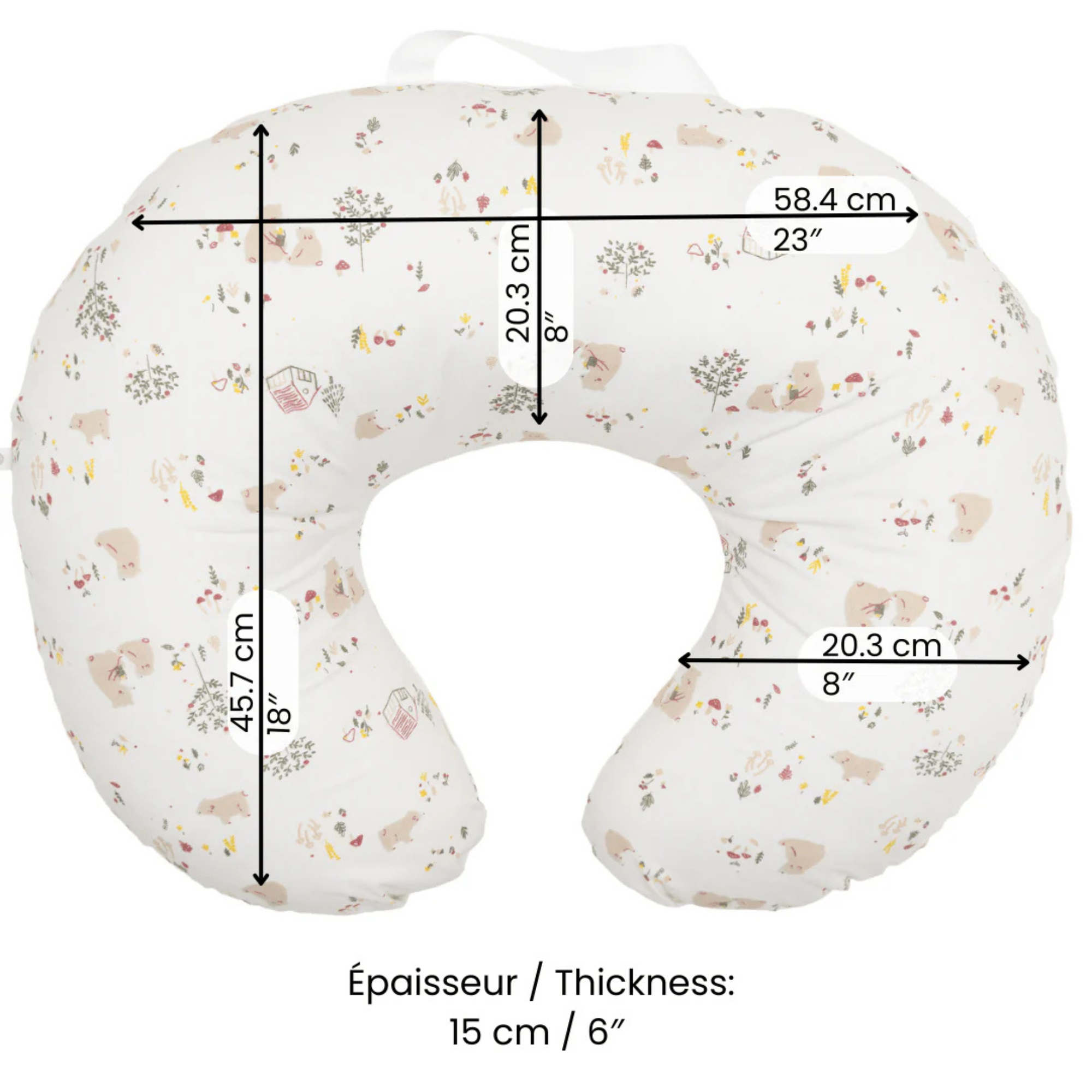 PERLIMPINPIN Nursing Pillow - Bears