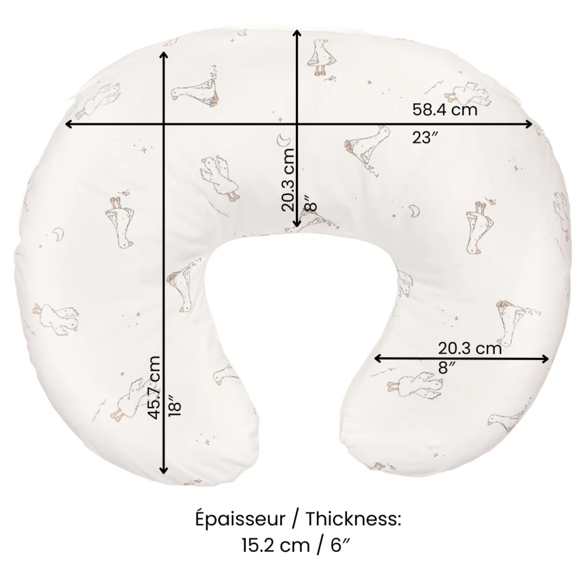 PERLIMPINPIN Nursing Pillow - Goose