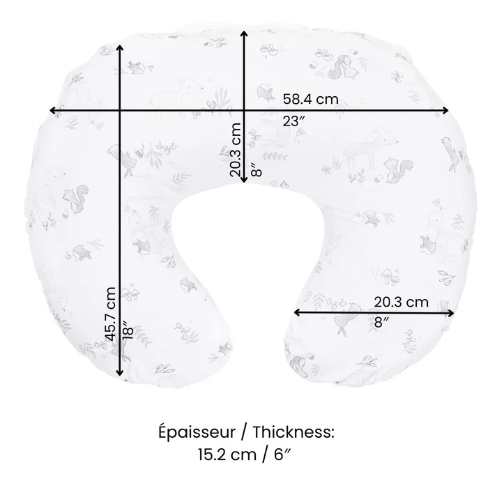 PERLIMPINPIN Nursing Pillow - Leaves