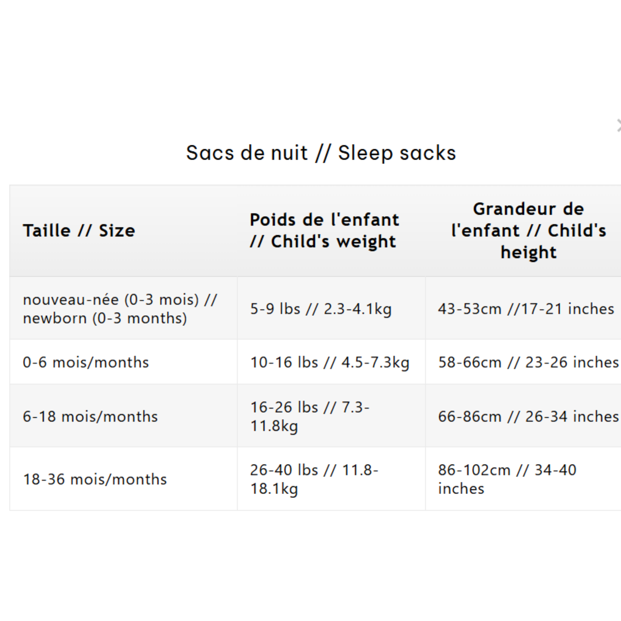 PERLIMPINPIN Quilted Bamboo 1TOG Sleep Bag Newborn - Construction