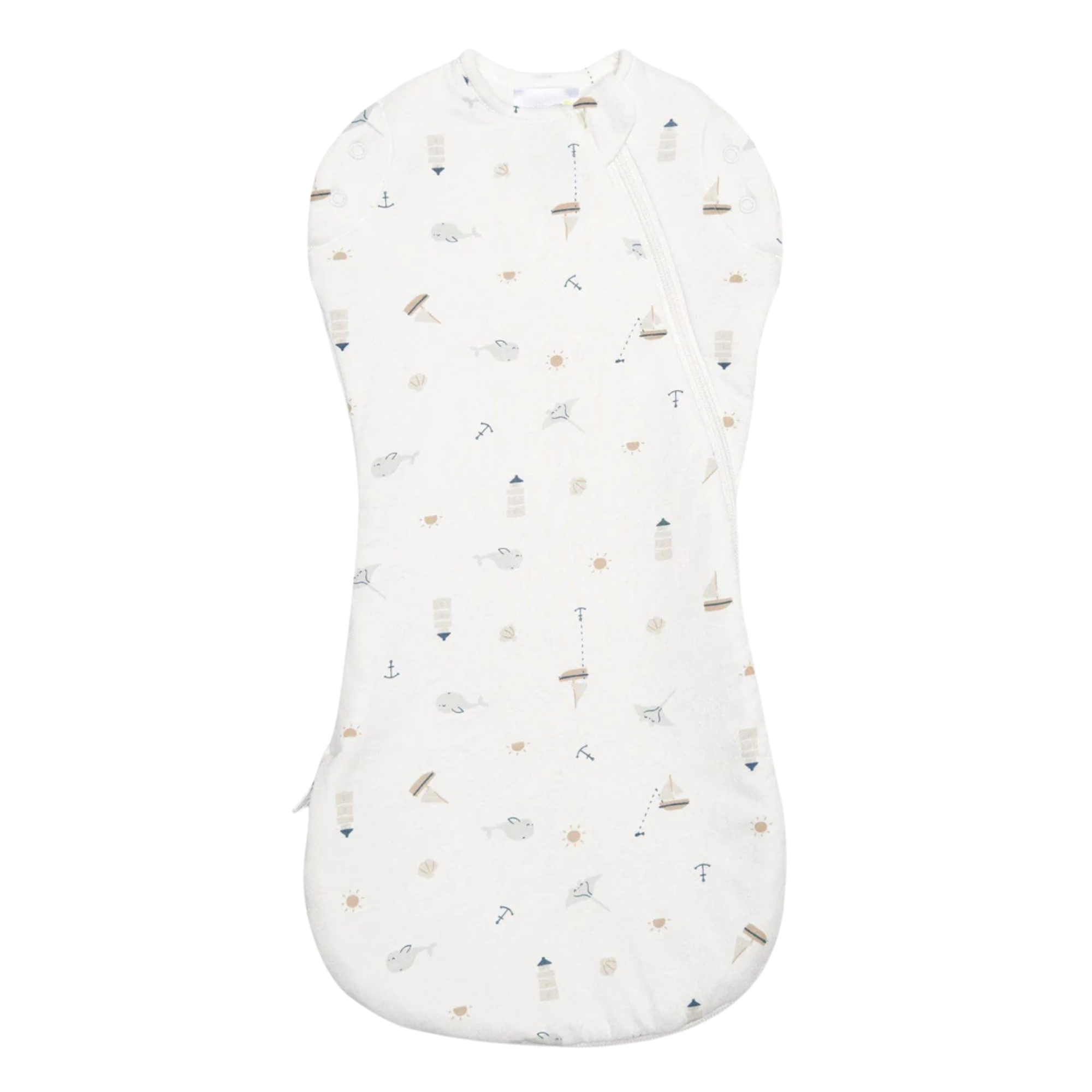 PERLIMPINPIN Quilted Bamboo 1TOG Sleep Bag Newborn - Ocean