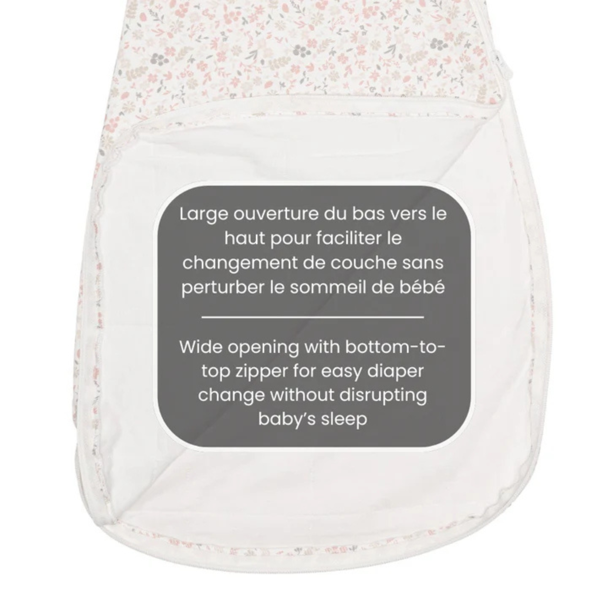 PERLIMPINPIN Quilted Bamboo Sleep Bag 1Tog - Meadow