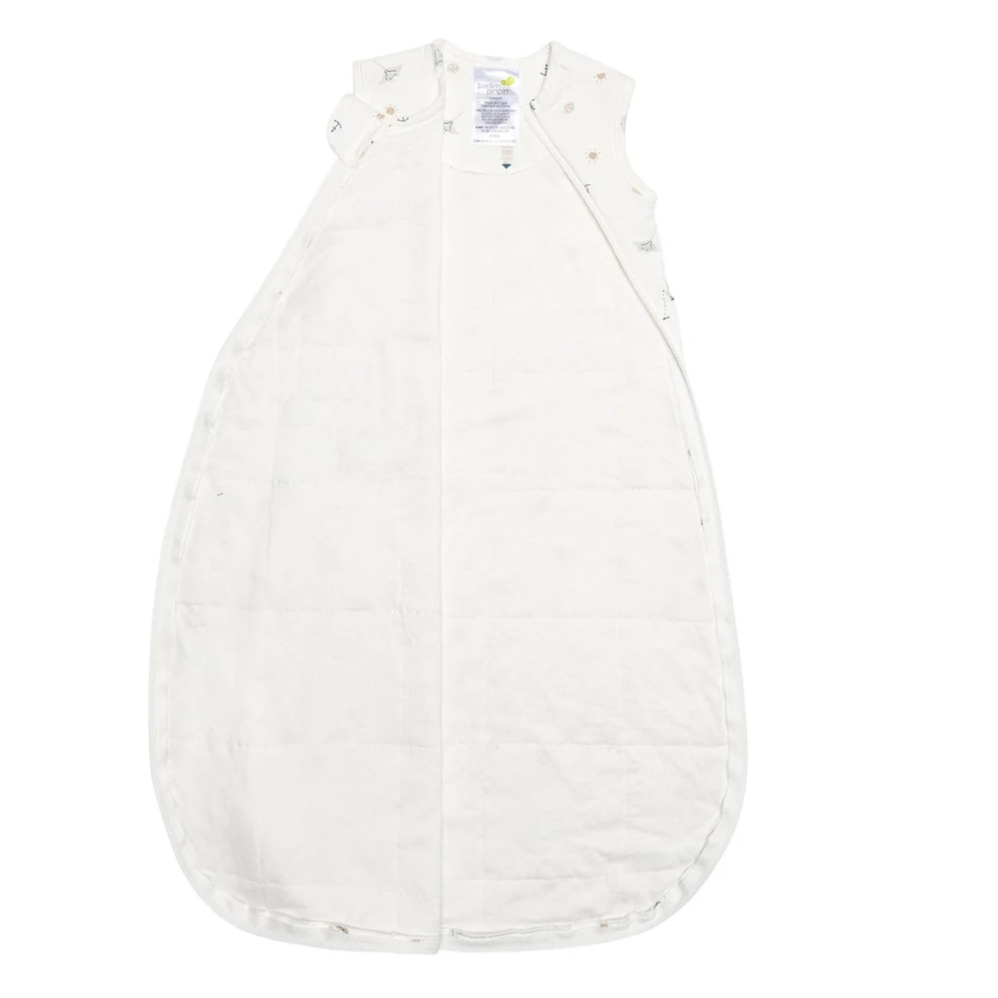 PERLIMPINPIN Quilted Bamboo Sleep Bag 1Tog - Ocean