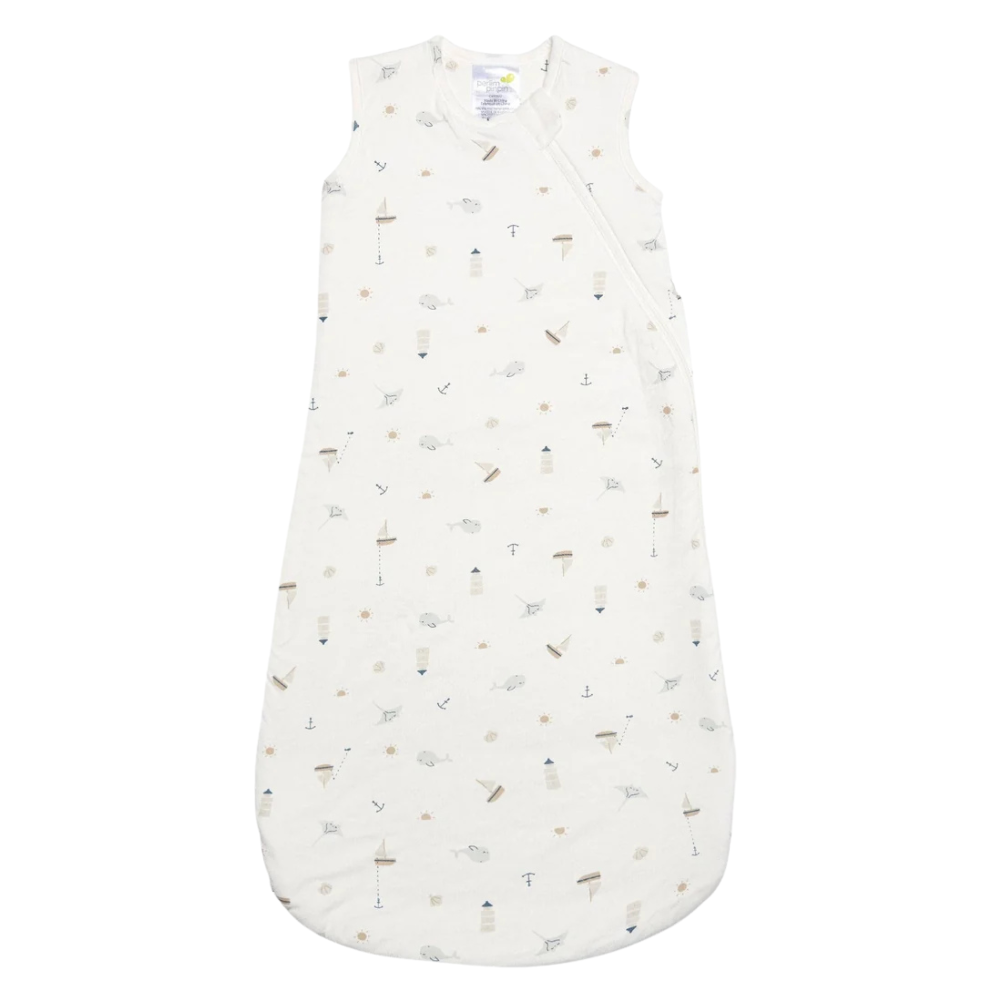 PERLIMPINPIN Quilted Bamboo Sleep Bag 1Tog - Ocean