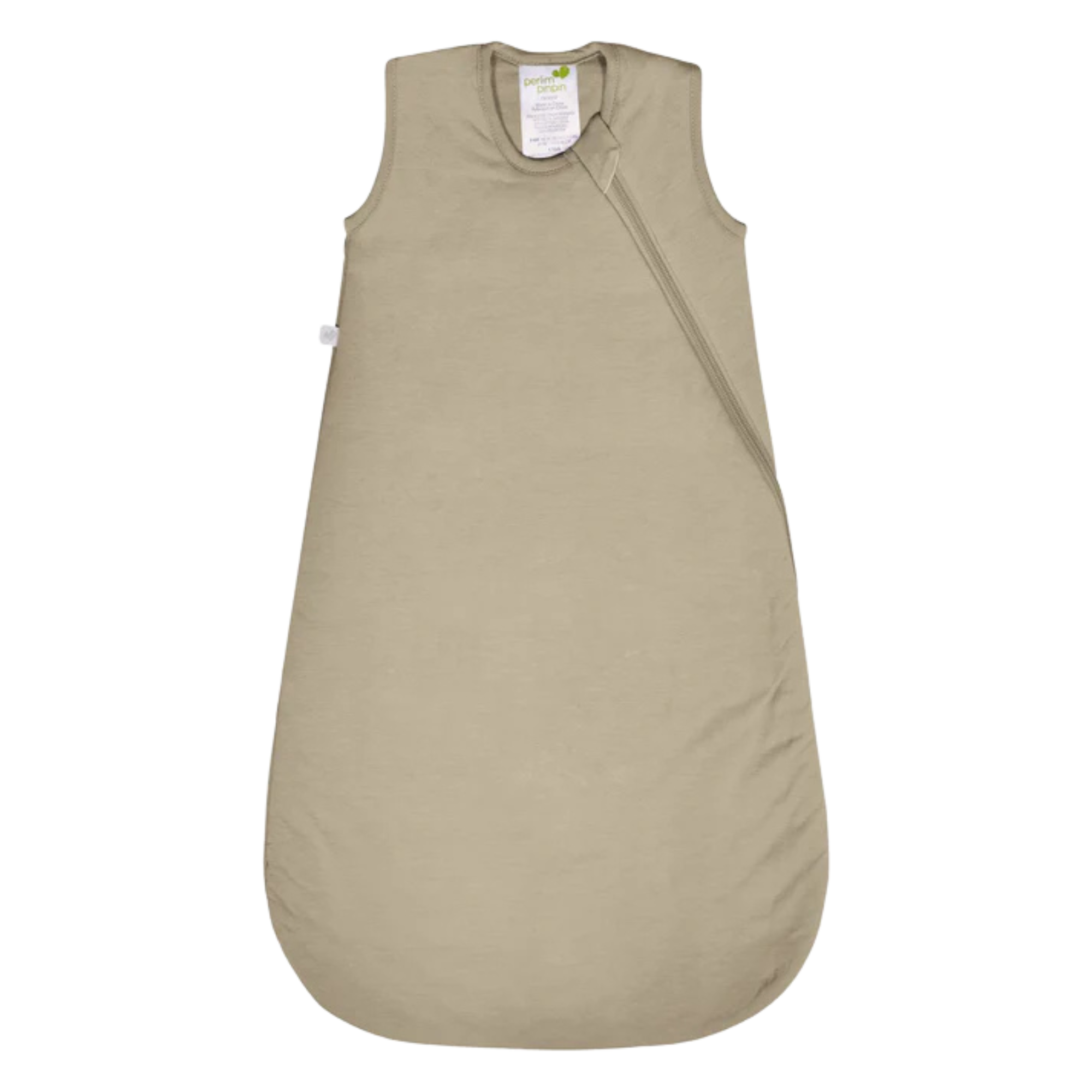 PERLIMPINPIN Quilted Bamboo Sleep Bag 1Tog - Taupe
