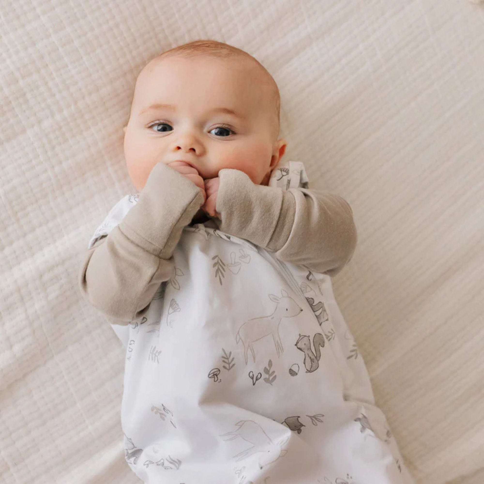 Gigoteuse en coton tissé PERLIMPINPIN 2Tog - Forêt