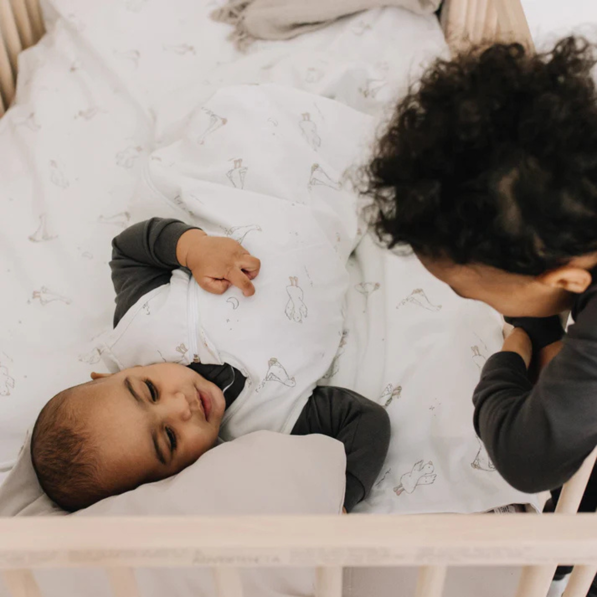 PERLIMPINPIN Woven Cotton Sleep Bag 2Tog - Goose