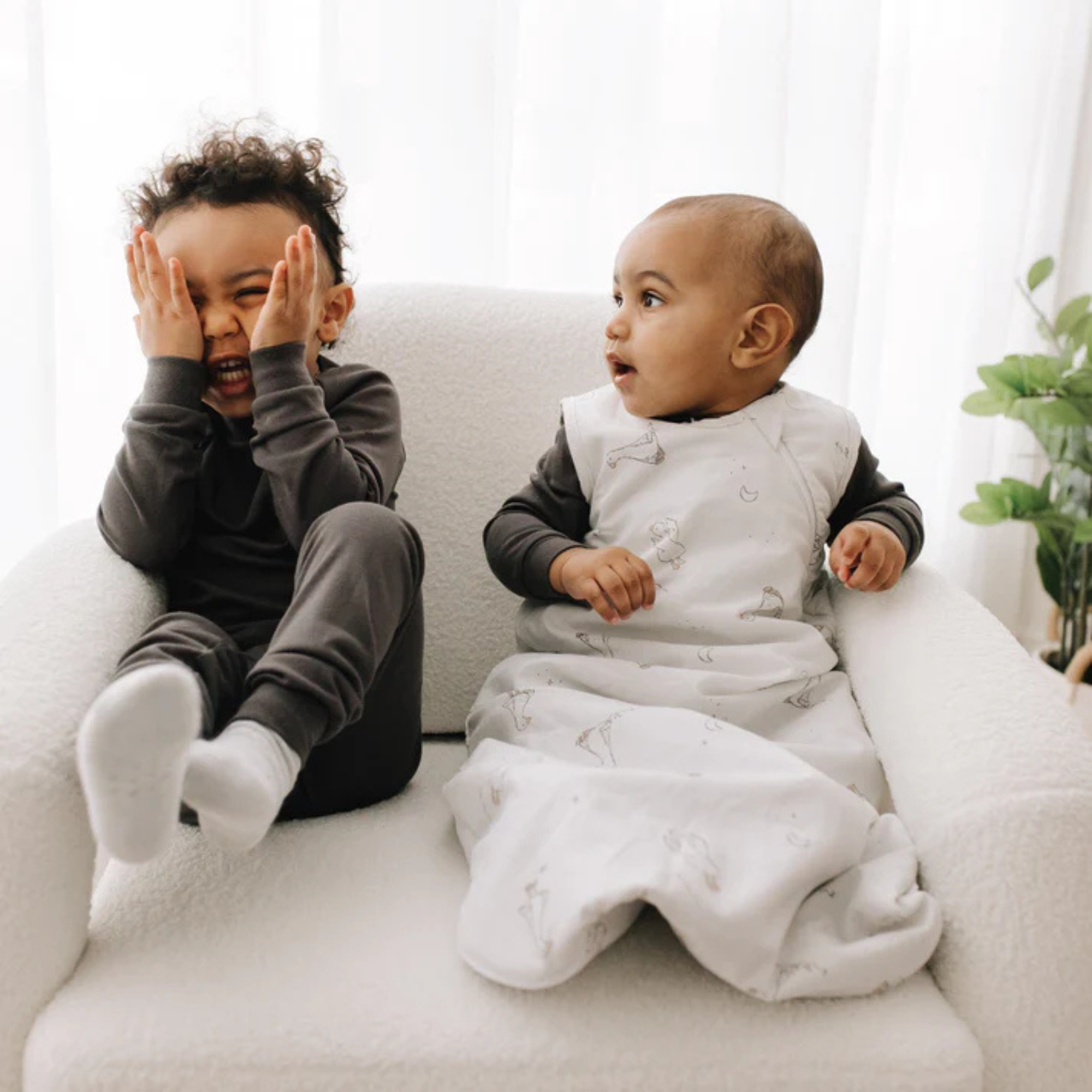 PERLIMPINPIN Woven Cotton Sleep Bag 2Tog - Goose