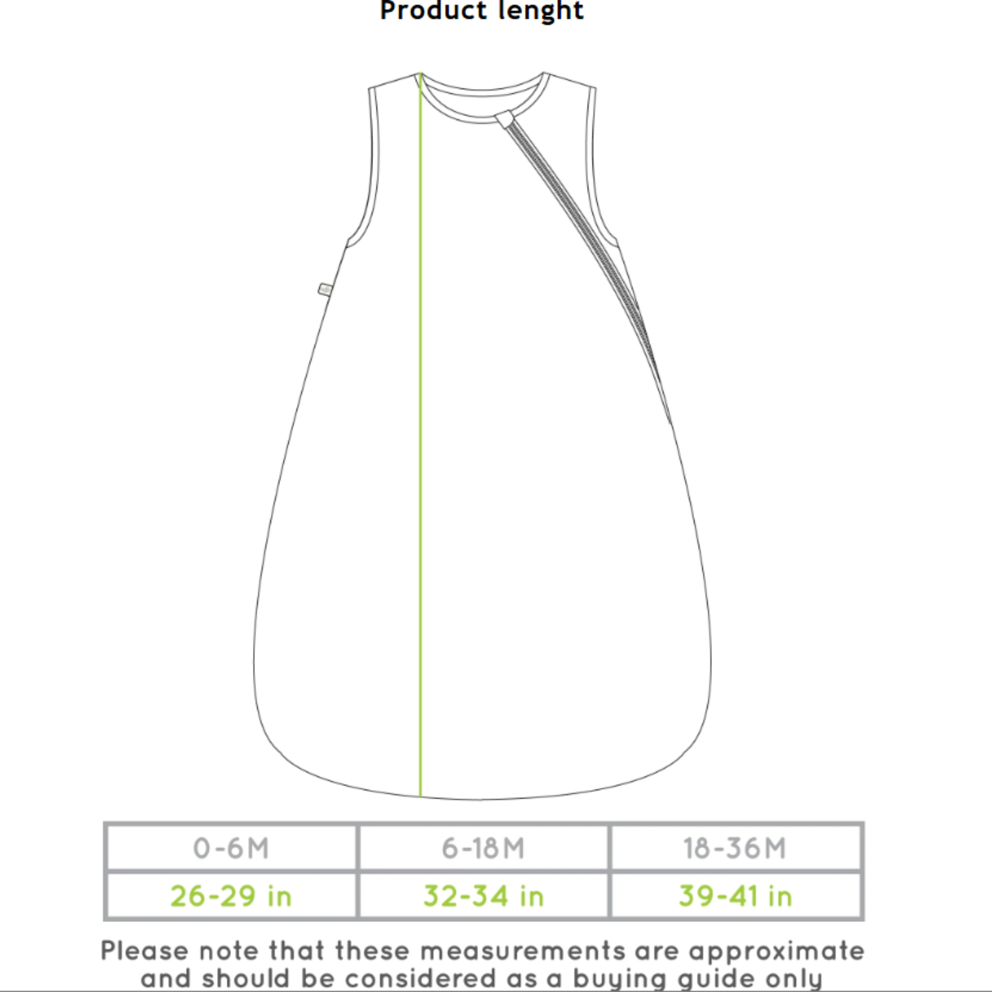 PERLIMPINPIN Woven Cotton Sleep Bag 2Tog - Goose