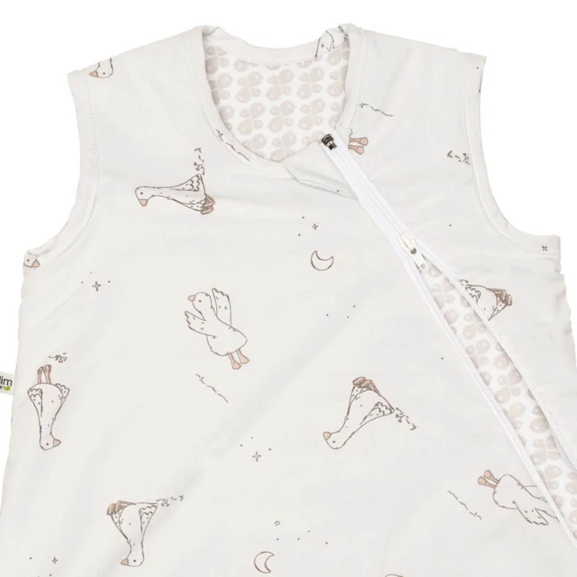 PERLIMPINPIN Woven Cotton Sleep Bag 2Tog - Goose