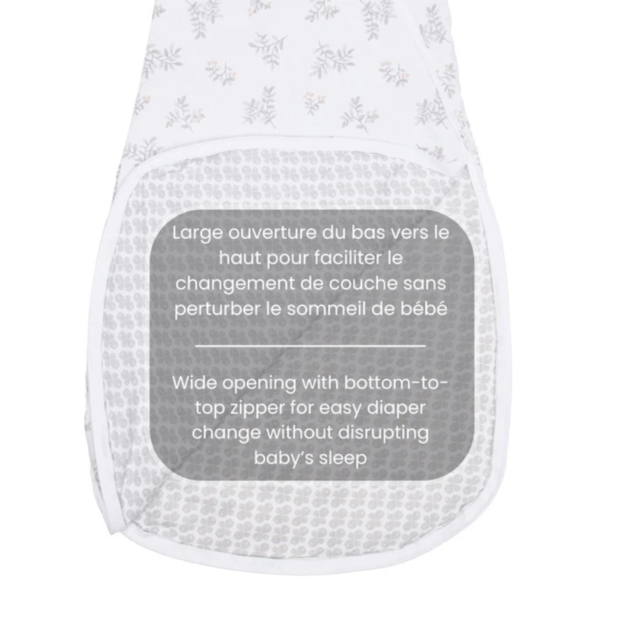 PERLIMPINPIN Woven Cotton Sleep Bag 2Tog - Leaves