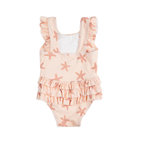 Thumbnail for PETIT LEM Starfish Print on Rose One-Piece Swimsuit