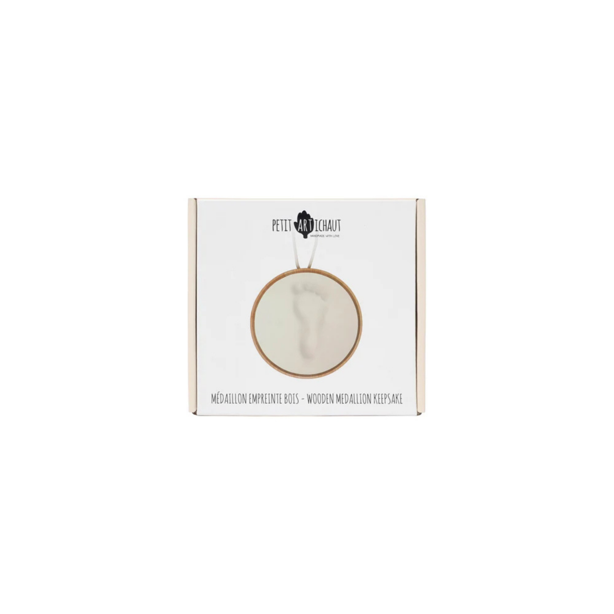 PETIT ARTICHAUT Souvenir Médaillon en Bois