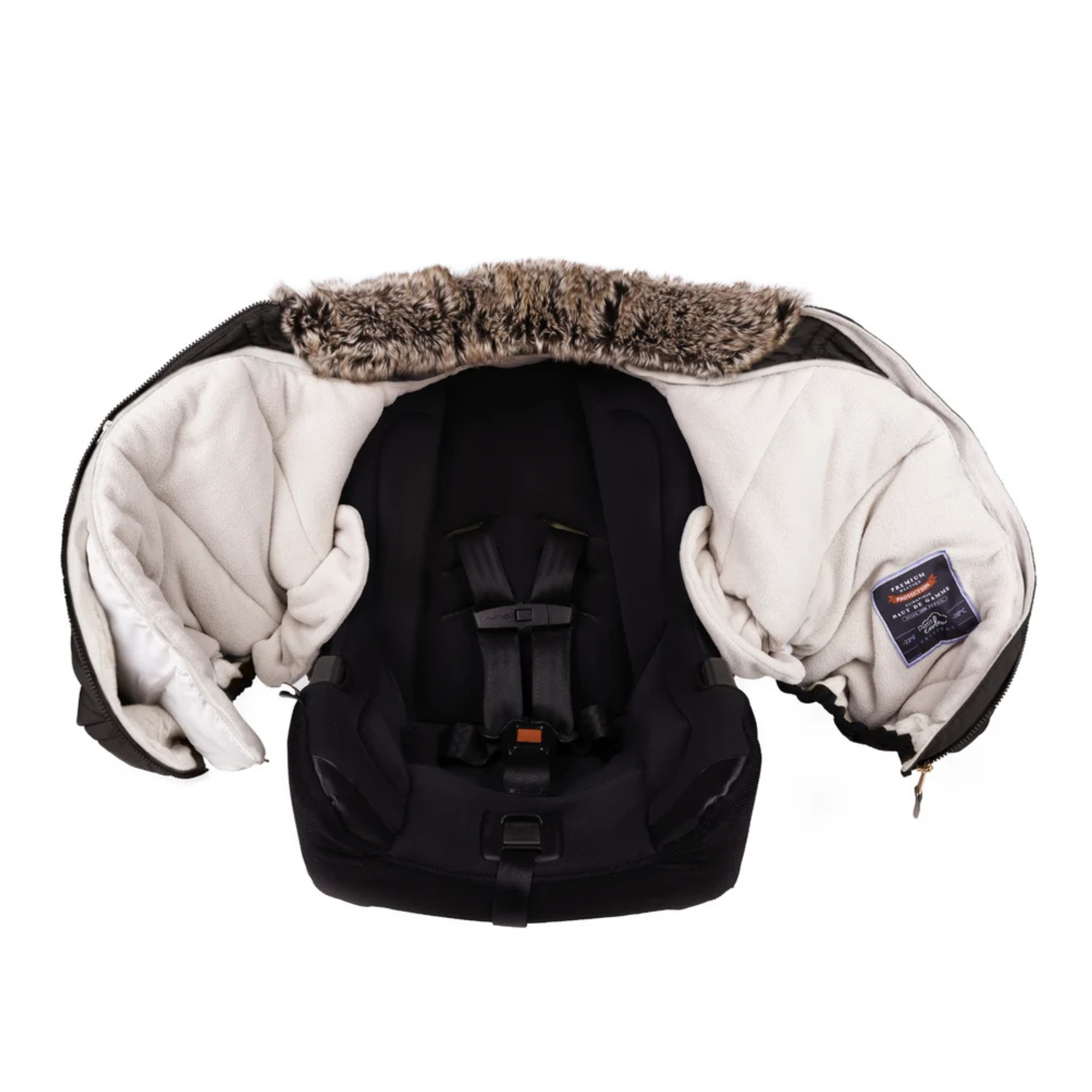 PETIT COULOU 3 Seasons Car Seat Cover - Interchangeable Collars